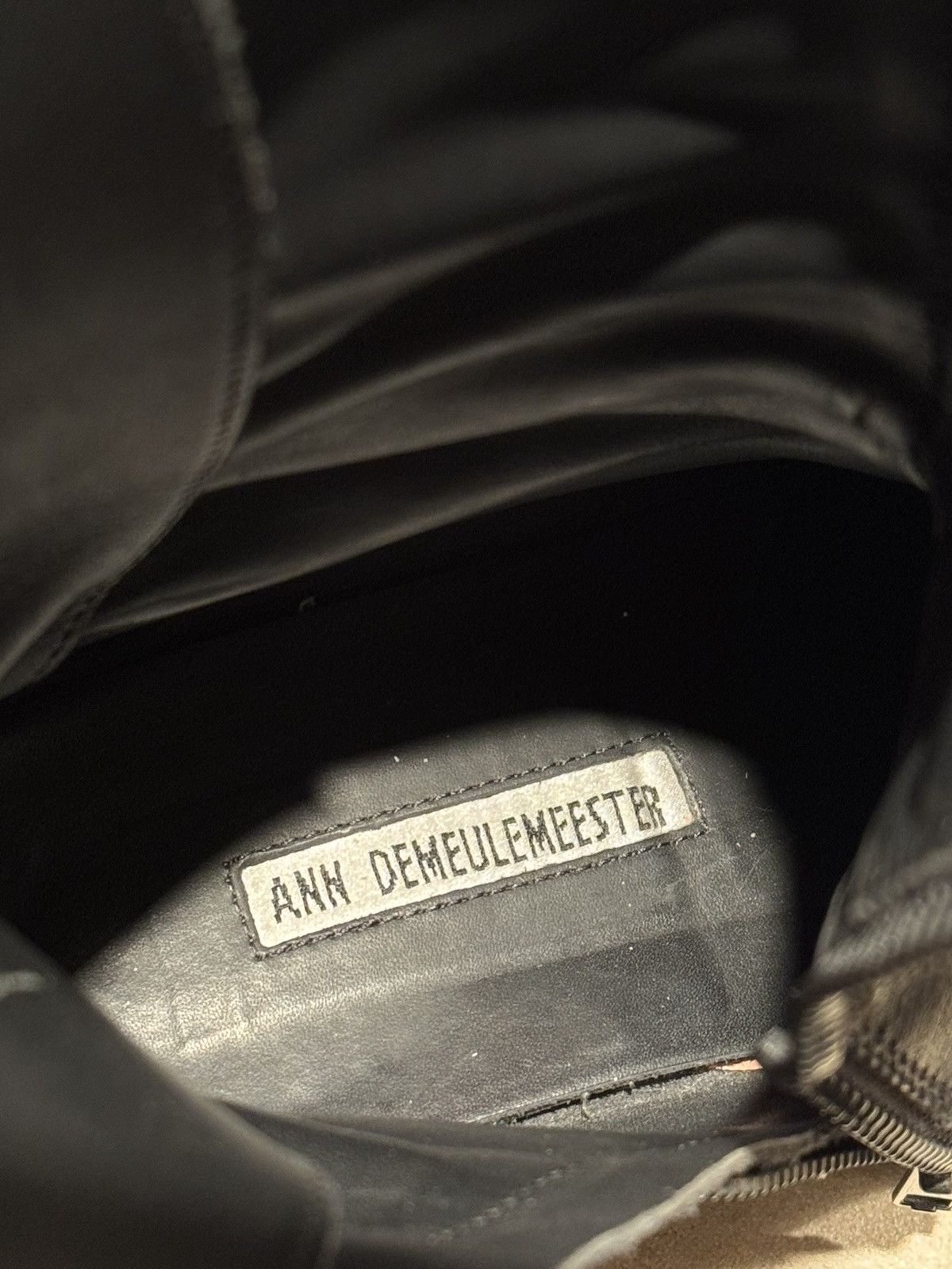 Ann Demeulemeester Ann Demeulemeester Vitello Boot Tucson Nero Size US 7 / EU 40 - 8 Thumbnail