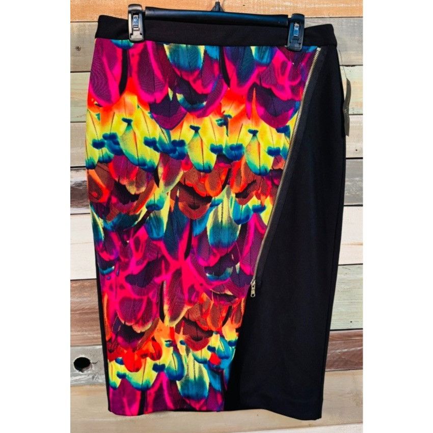 Worthington Woman's WORTHINGTON Colorful Pink Yellow Orange Blue Skirt S Size 32" / US 10 / IT 46 - 1 Thumbnail
