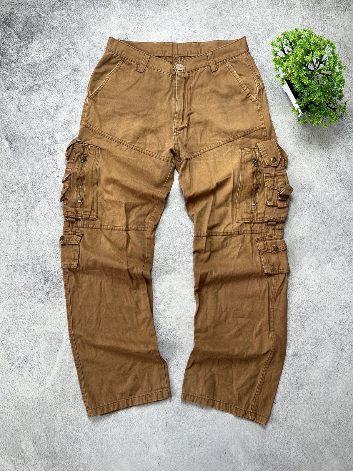 Other Crazy Jeans Multi Pocket Cargo Baggy Pants Size US 32 / EU 48 - 1 Thumbnail