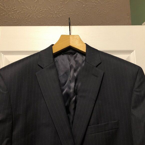 Ralph Lauren Ralph Lauren men's striped wool sport coat jacket blazer 48L Size 48L - 1 Thumbnail
