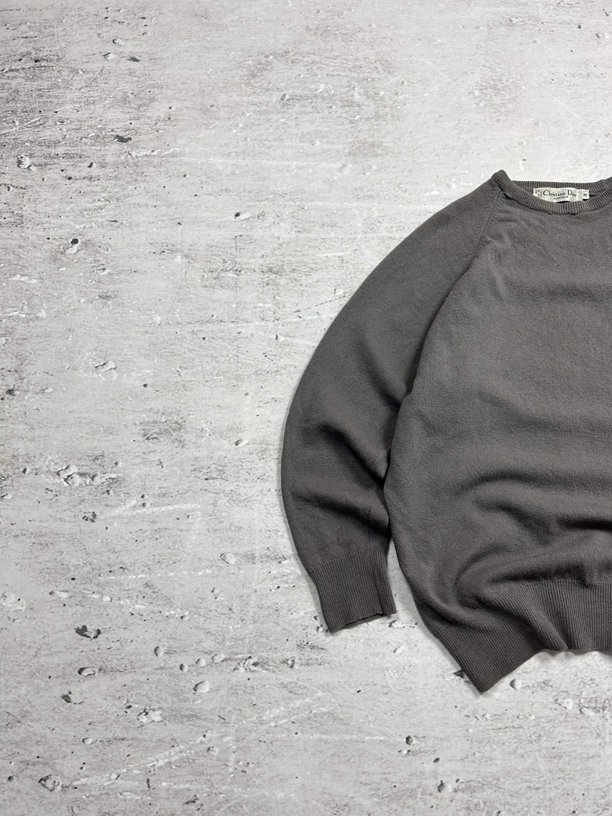 Dior 💥Vintage Christian Dior Wool Grey Sweater 90s Og Small Logo💥 Size US M / EU 48-50 / 2 - 4 Thumbnail