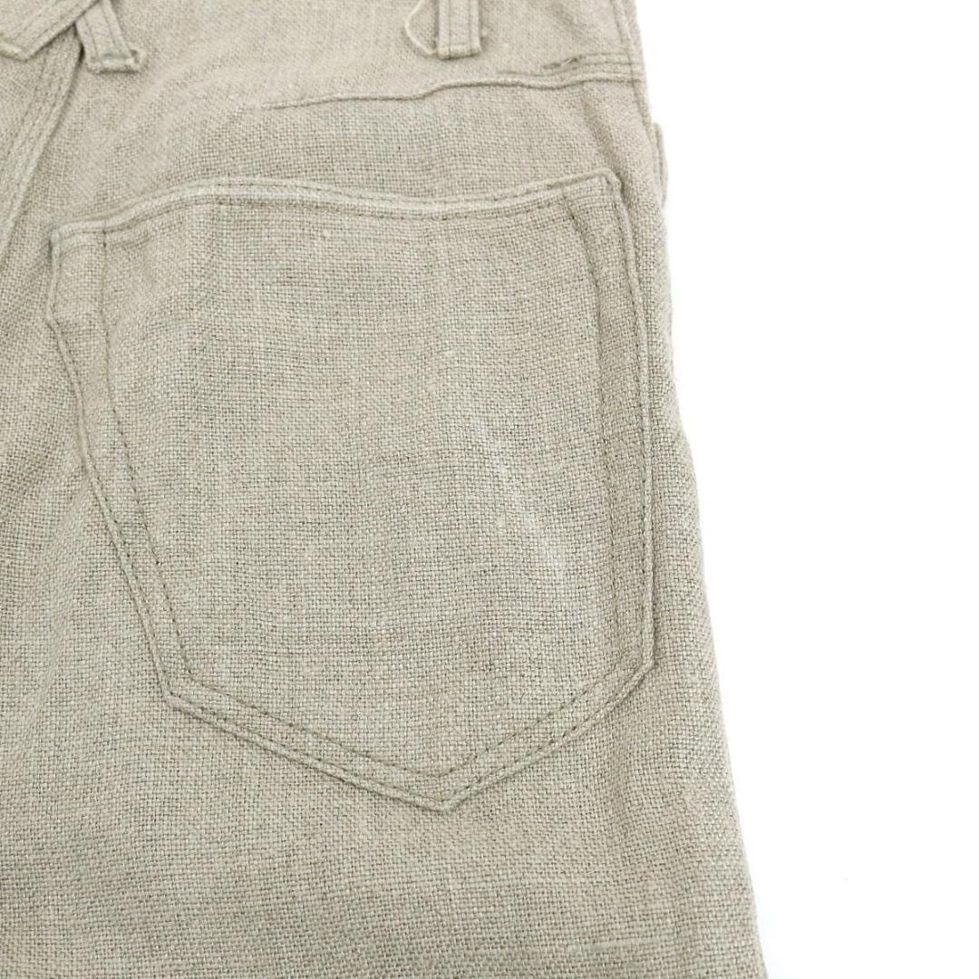 KOZABURO KOZABURO SS 2019 Heavy Linen Long 3D Boots Cut Jeans Size US 27 - 8 Thumbnail