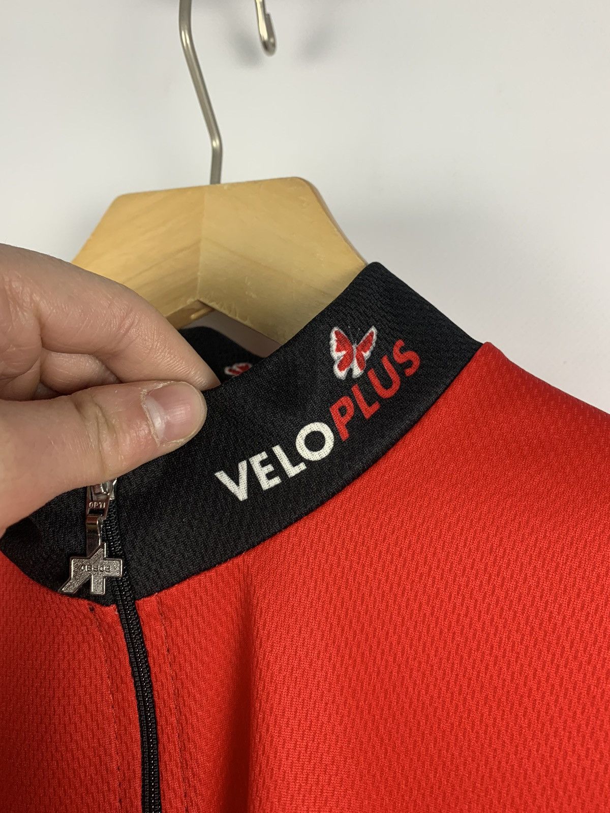Handmade Vintage Assoss Velo Cycling Jersey Short Sleeve Size L Red Size US L / EU 52-54 / 3 - 8 Thumbnail