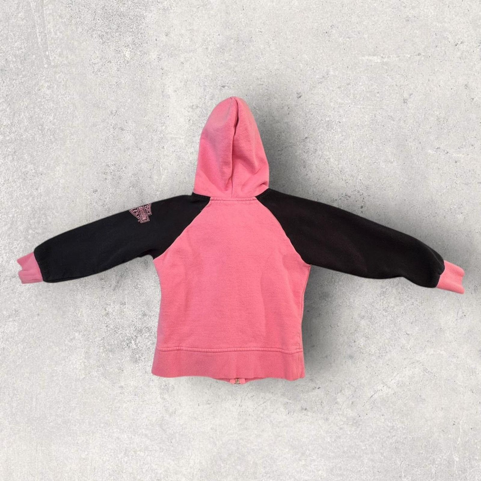 Harley Davidson Kids Pink Harley Davidson baby zip up hoodie Size M / US 6-8 / IT 42-44 - 8 Thumbnail