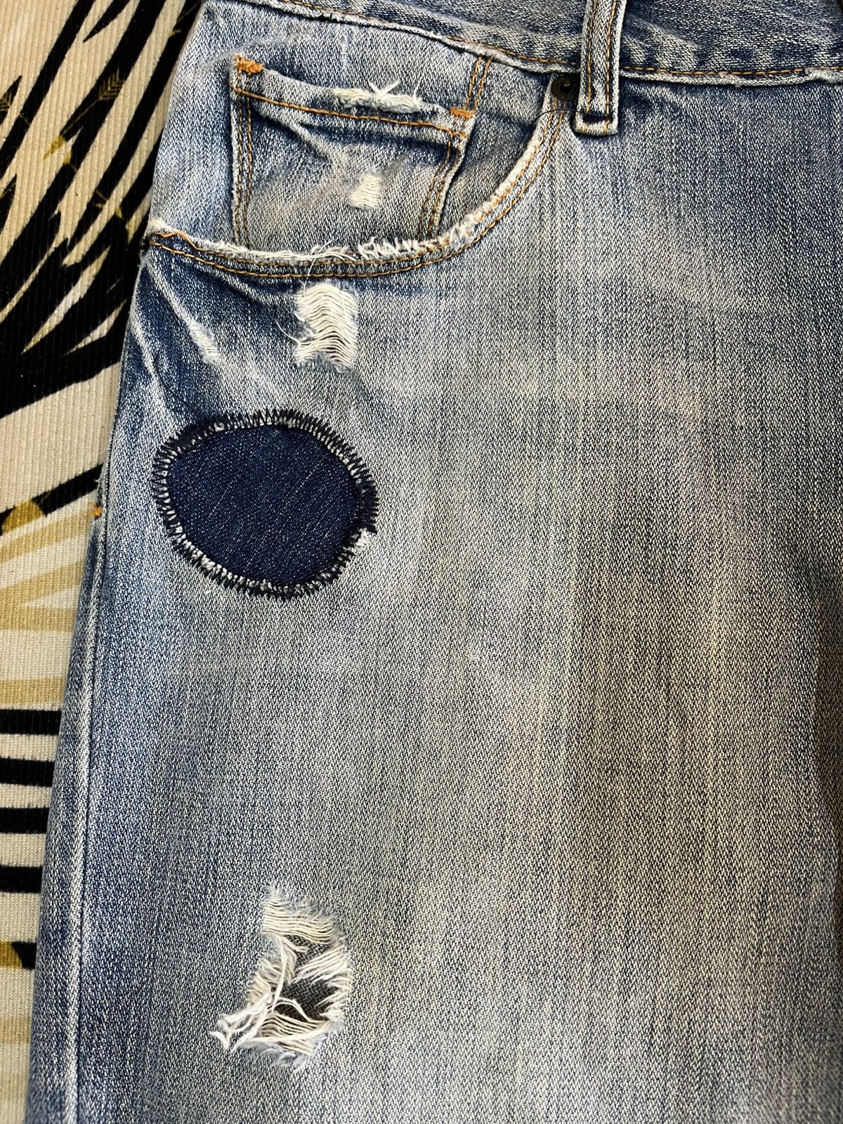 4GSELLER × Volcom Vintage Volcom Flare Distressed Denim Size US 33 - 10 Thumbnail