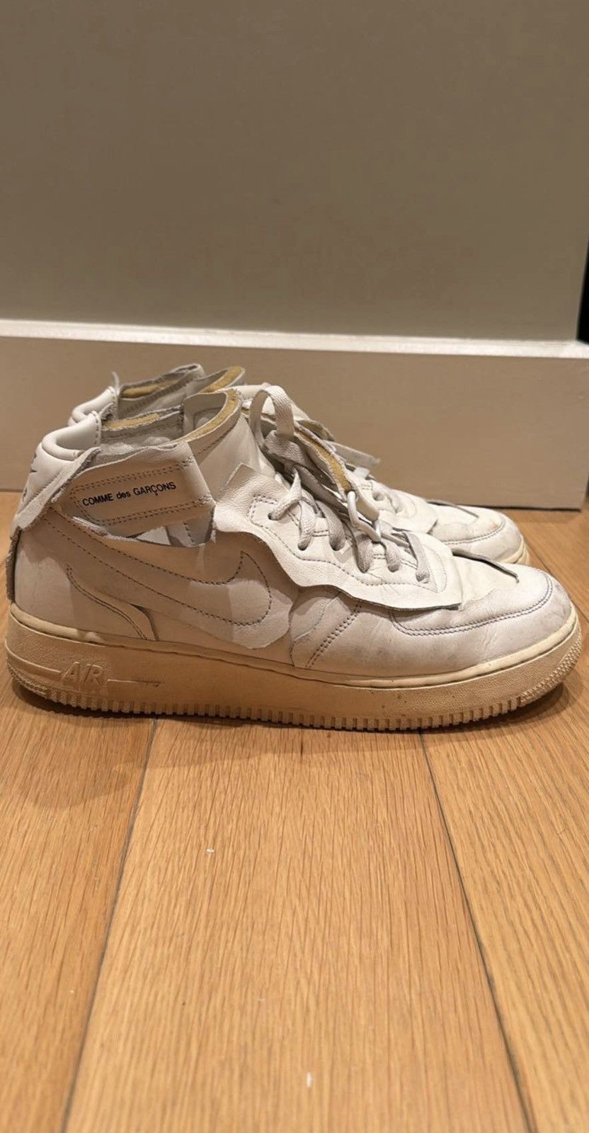 Comme des Garcons × Nike Nike x CDG Air Force 1 Mid Size US 9.5 / EU 42-43 - 3 Thumbnail