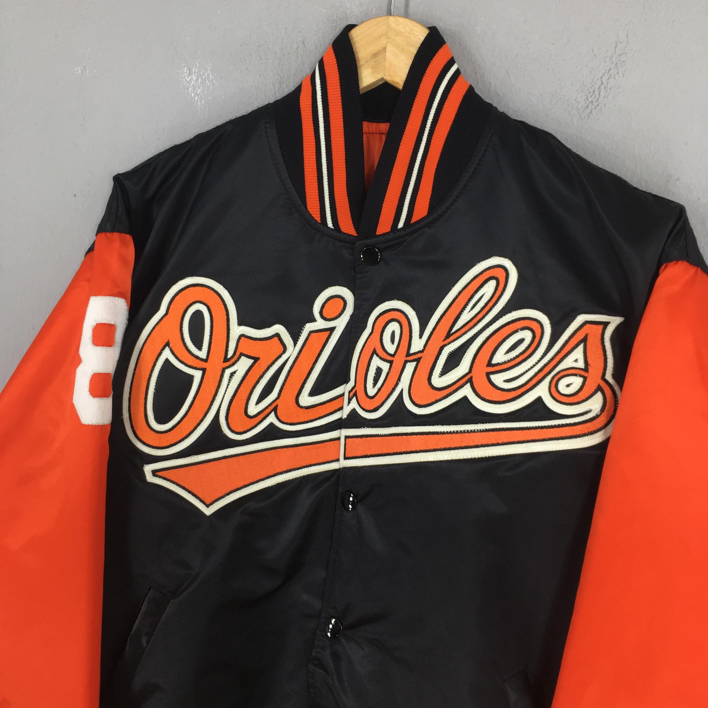 MLB Vintage 90s Baltimore Orioles MLB Satin Jacket Large Size US L / EU 52-54 / 3 - 3 Thumbnail