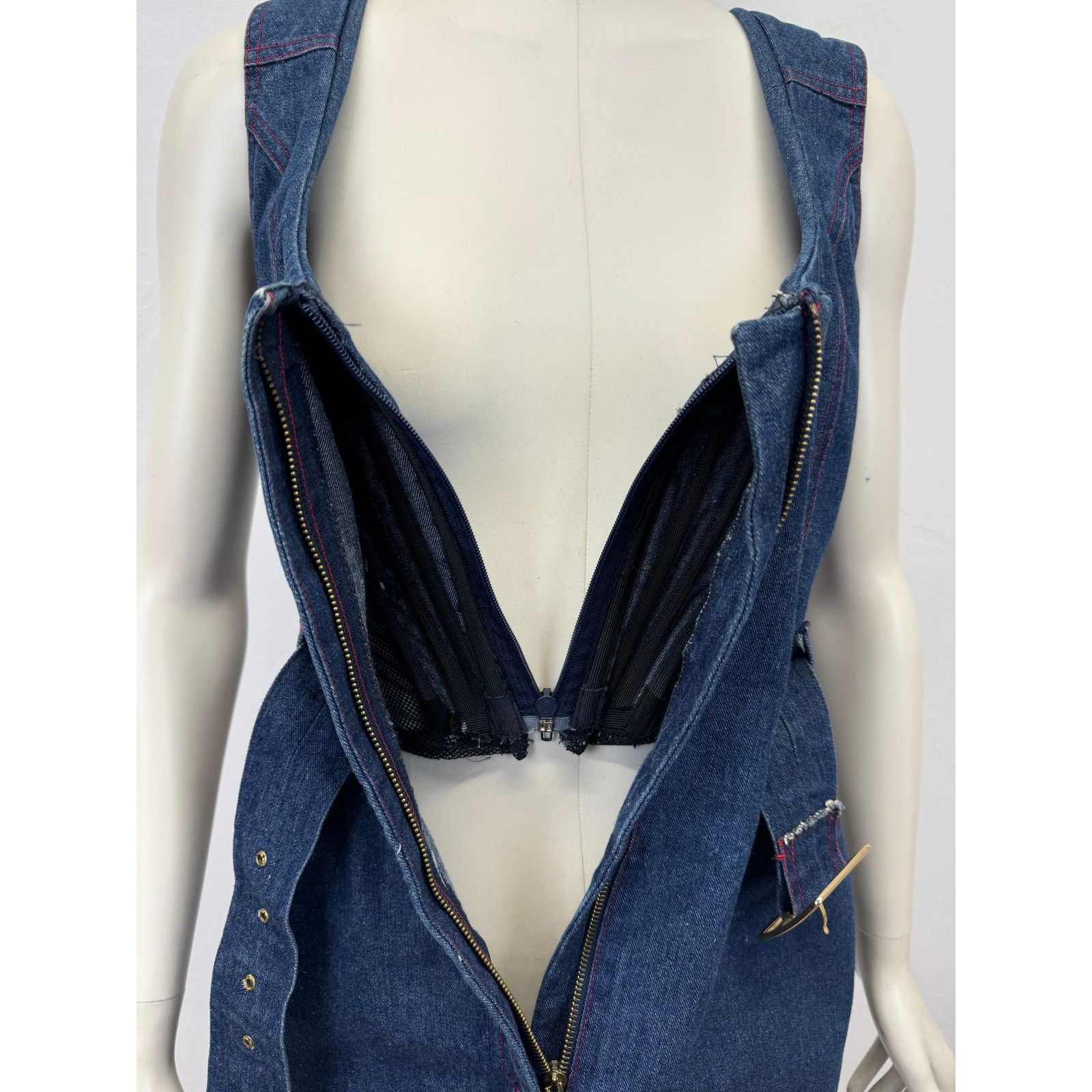 Vivienne Westwood S/S1992 Vivienne Westwood denim dress with corset Size M / US 6-8 / IT 42-44 - 10 Thumbnail