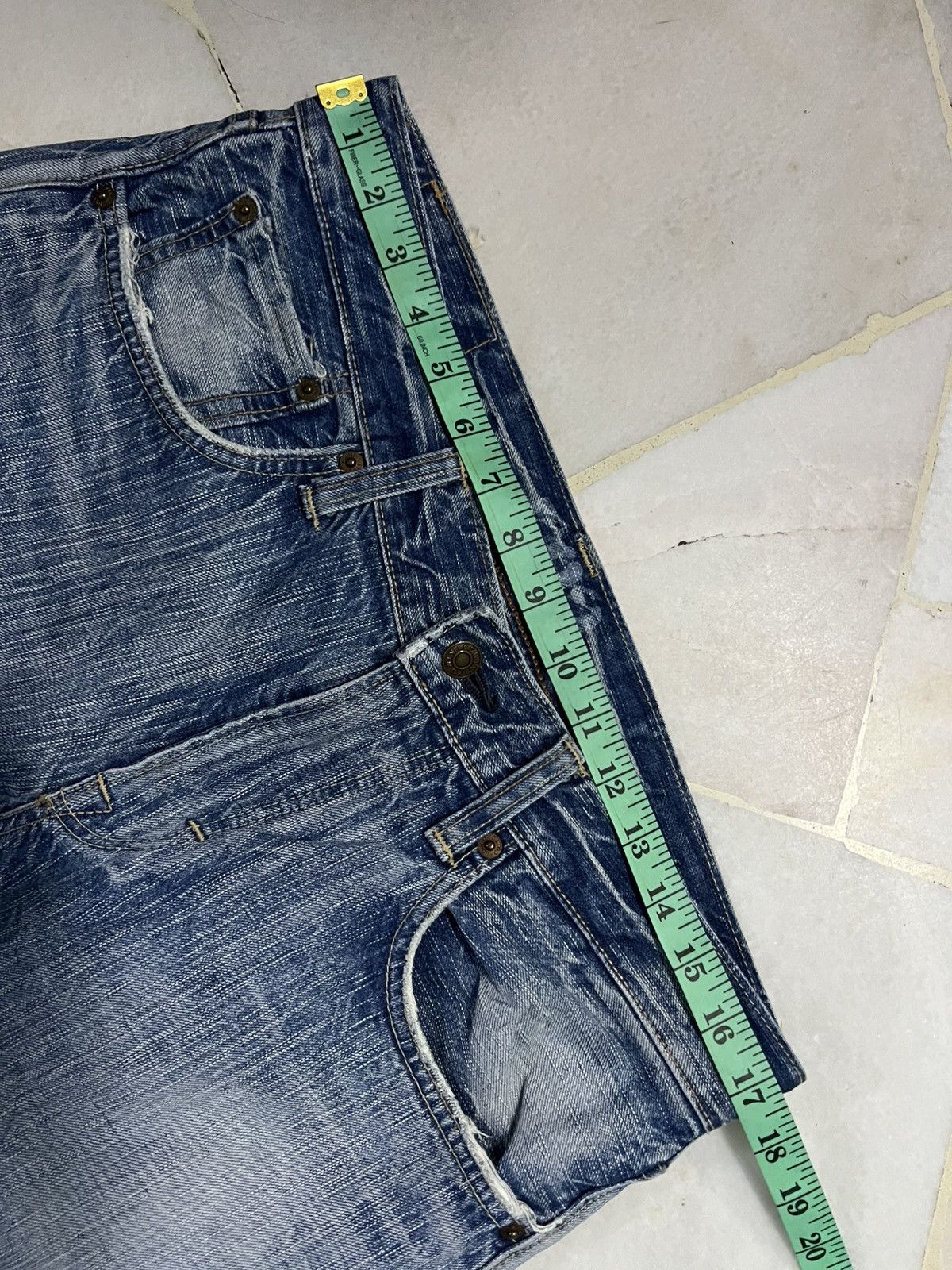 Japanese Brand 💥Rare💥Edwin 503 Honeycomb Faded Jean Very Rare Size US 34 / EU 50 - 3 Thumbnail