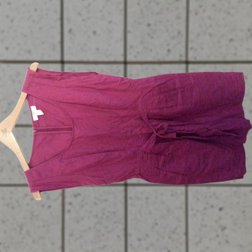 Ann Taylor Ann Taylor Purple Linen Dress 6 Womens Size M / US 6-8 / IT 42-44 - 1 Thumbnail