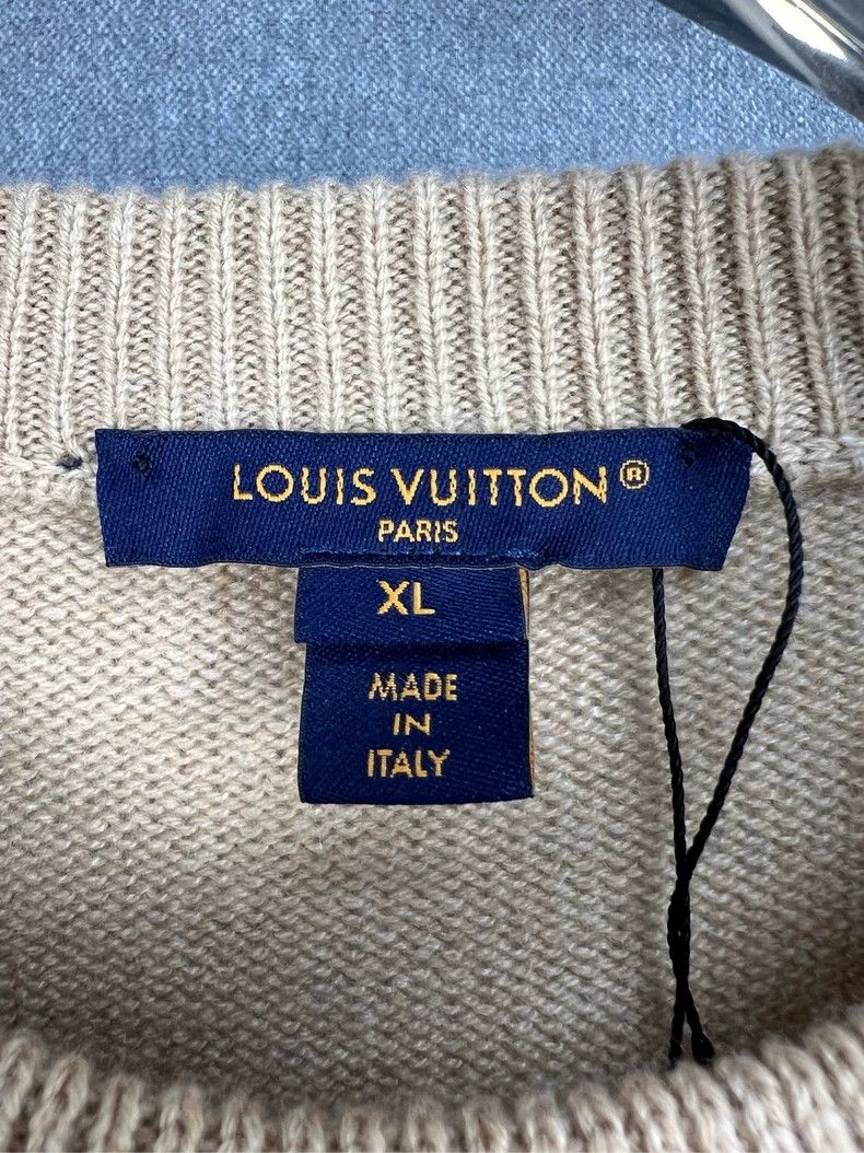 Louis Vuitton Louis Vuitton New Cashmere Chain Sweater Size US XL / EU 56 / 4 - 4 Thumbnail
