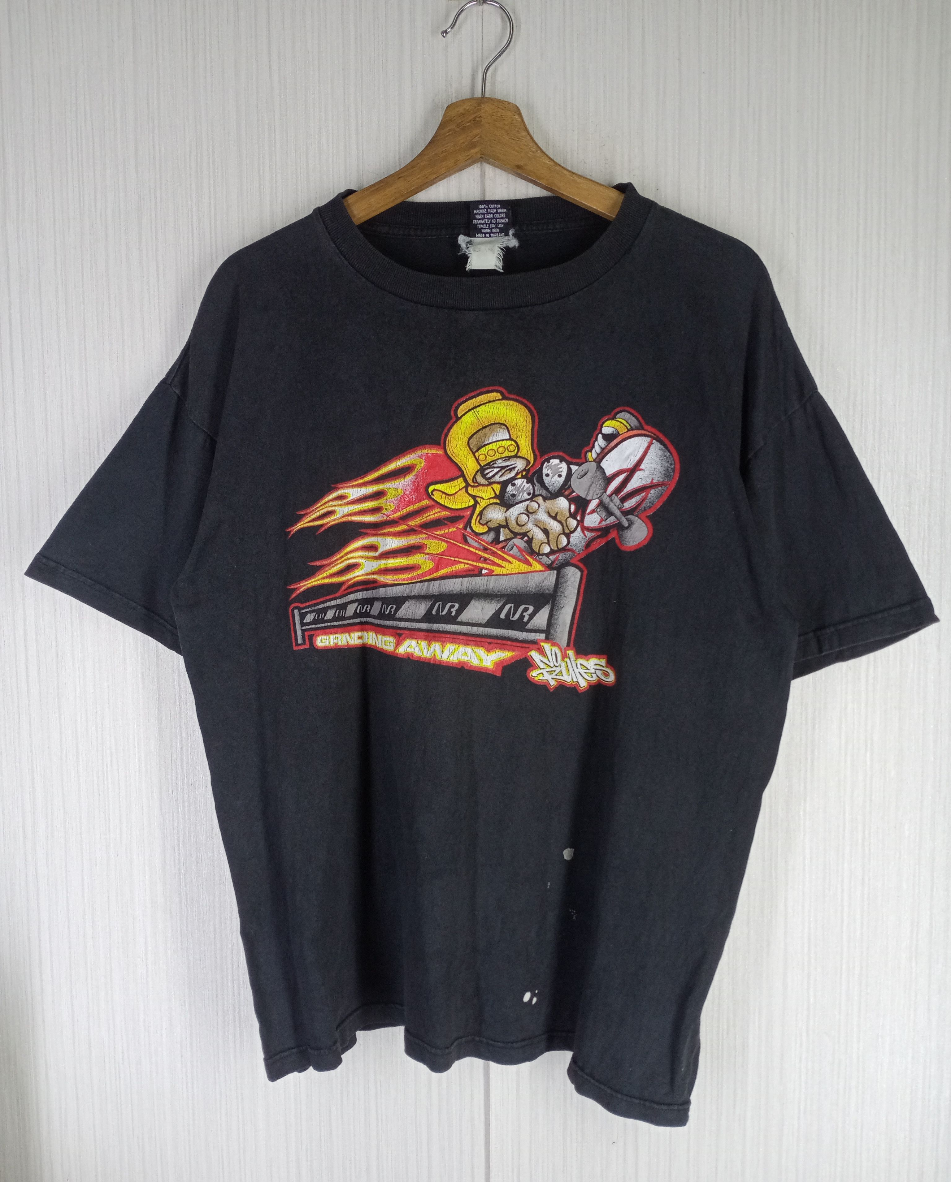 Shorty's Skateboards Rare Vintage No Rules Grinding Away Skateboarding Tshirt Size US L / EU 52-54 / 3 - 1 Thumbnail