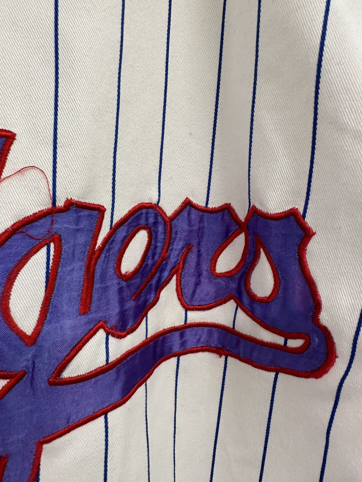 MLB × Vintage Vintage 80s Starter Pinstripe Los Angeles Dodgers Jersey Size US L / EU 52-54 / 3 - 13 Thumbnail