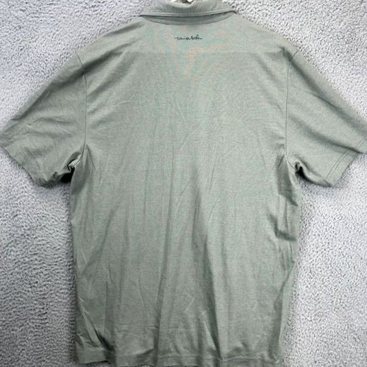 TravisMathew Travis Mathew Golf Polo Shirt Adult XL Green Pima Cotton Blend Rugby Mens Size US XL / EU 56 / 4 - 2 Thumbnail
