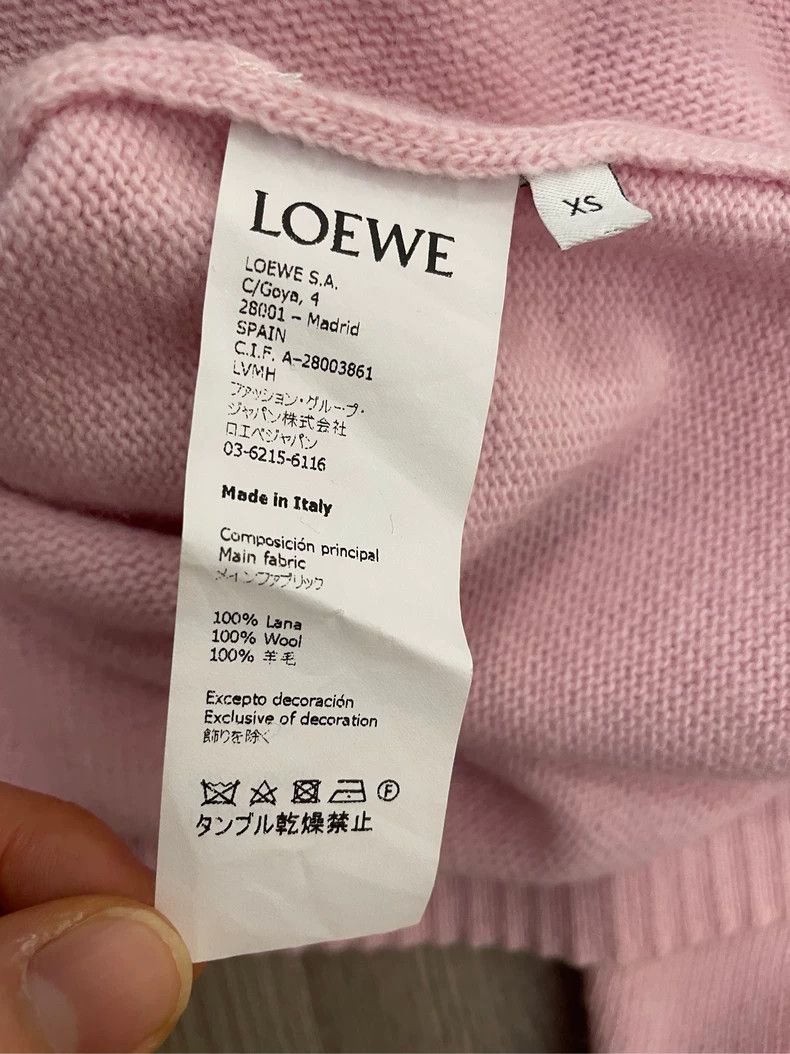 Loewe LOEWE Cherry blossom embroidery logo wool sweater Size XS / US 0-2 / IT 36-38 - 6 Thumbnail