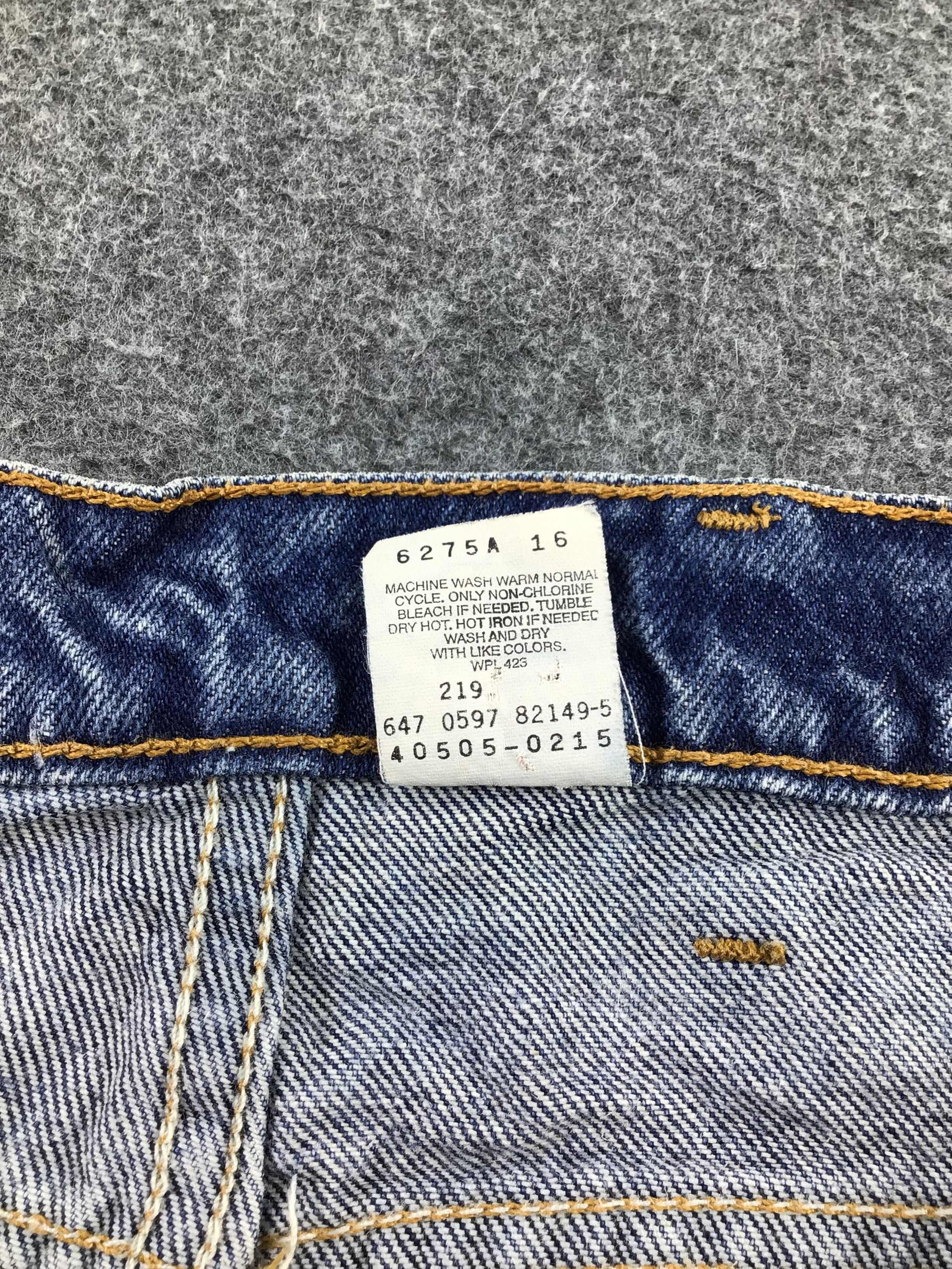 Levi's Vintage Levis 505 Orange Tab Jeans -J847 Size US 44 / EU 60 - 10 Thumbnail