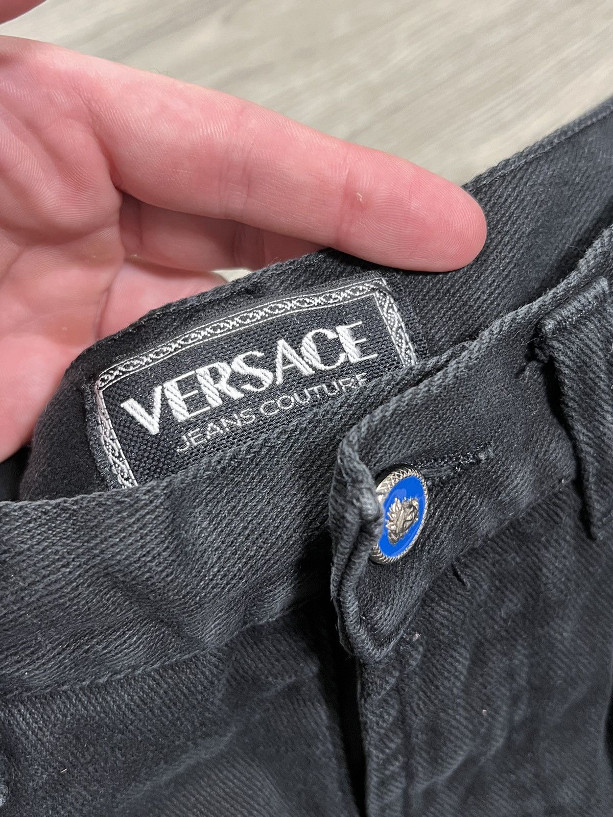 Versace × Versace Jeans Couture × Vintage Versace jeans couture vintage denim jeans Size US 33 - 5 Thumbnail