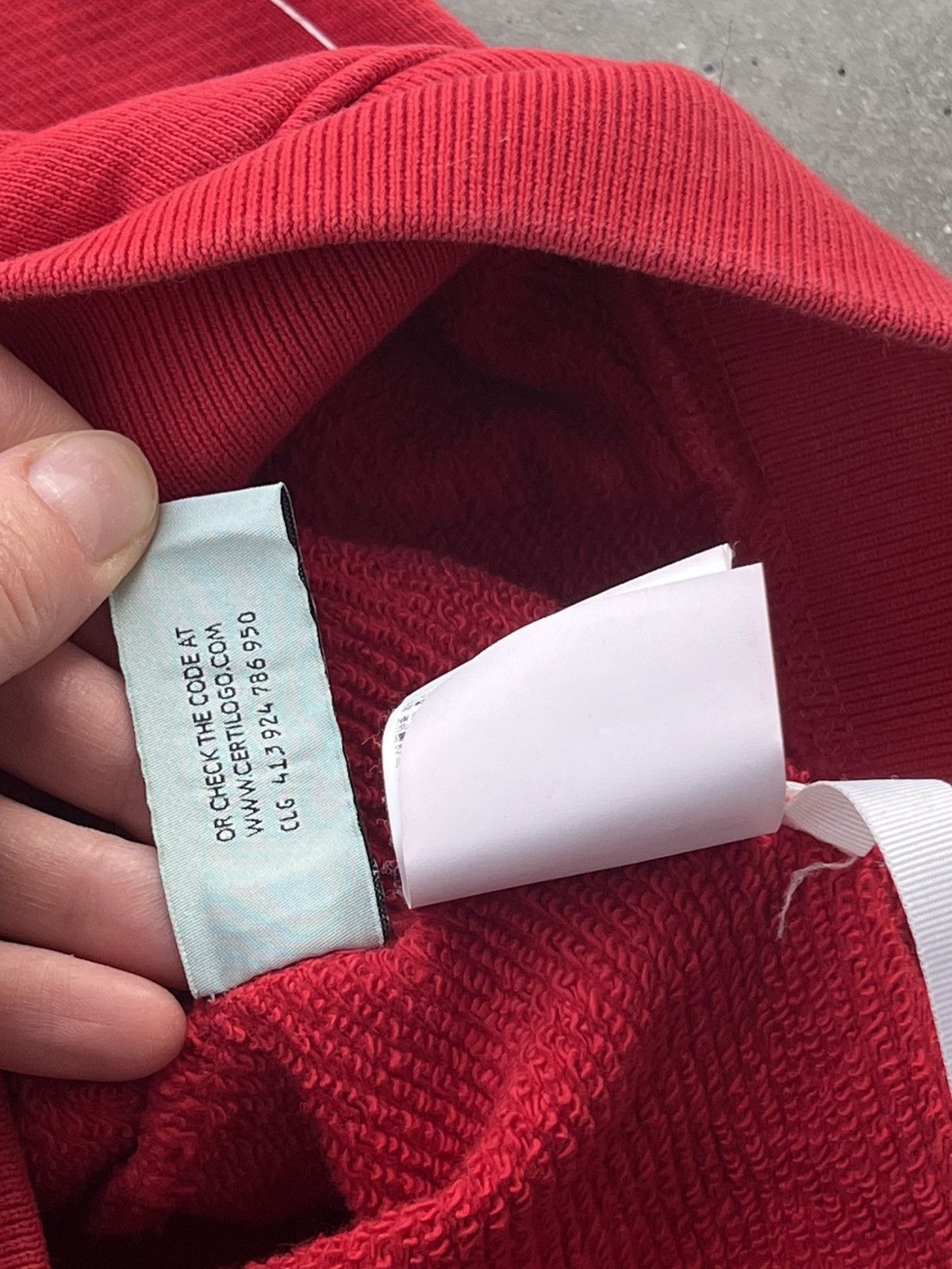 Off-White Off White red hoodie virgil abloh Size US M / EU 48-50 / 2 - 9 Thumbnail