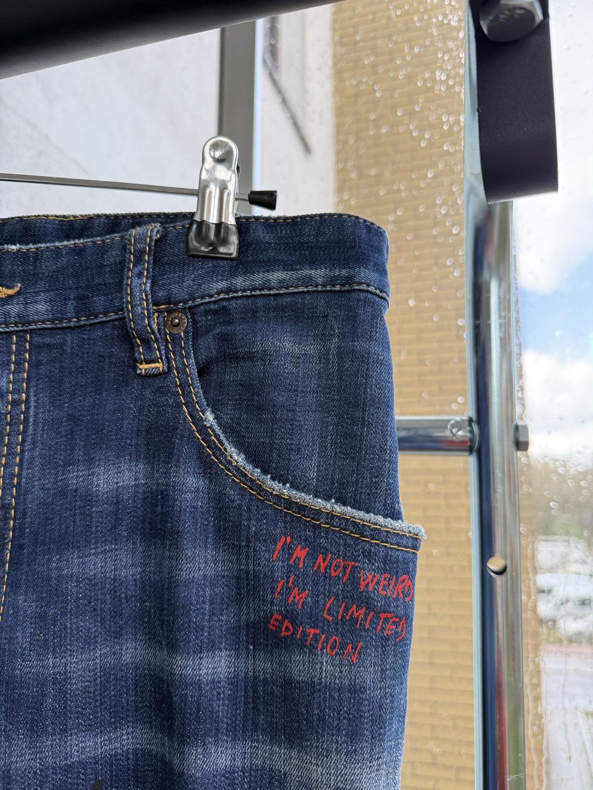Dsquared2 Dsquared2 Jeans 'I'm not weird, I'm limited edition Size US 32 / EU 48 - 4 Thumbnail