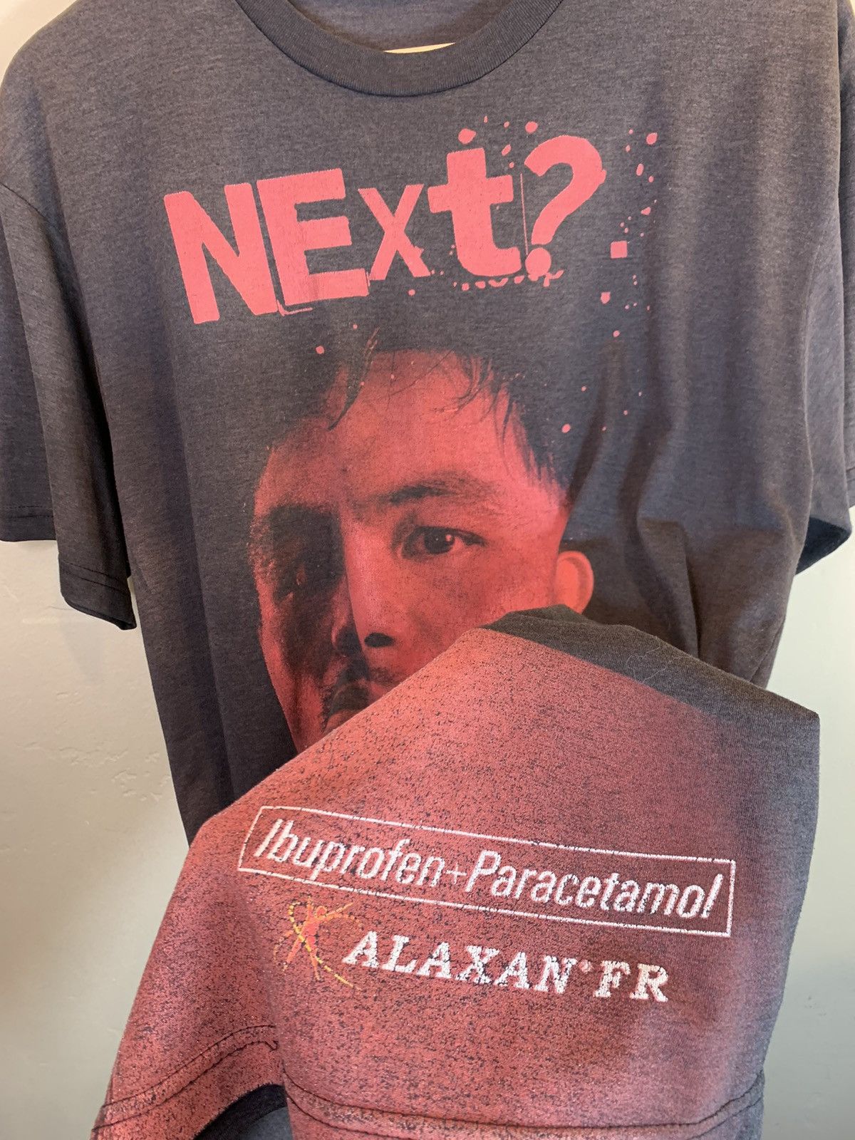 Vintage RARE Vintage Manny Pacquiao Boxing Promo Ibuprofen AOP Shirt Size US L / EU 52-54 / 3 - 4 Thumbnail