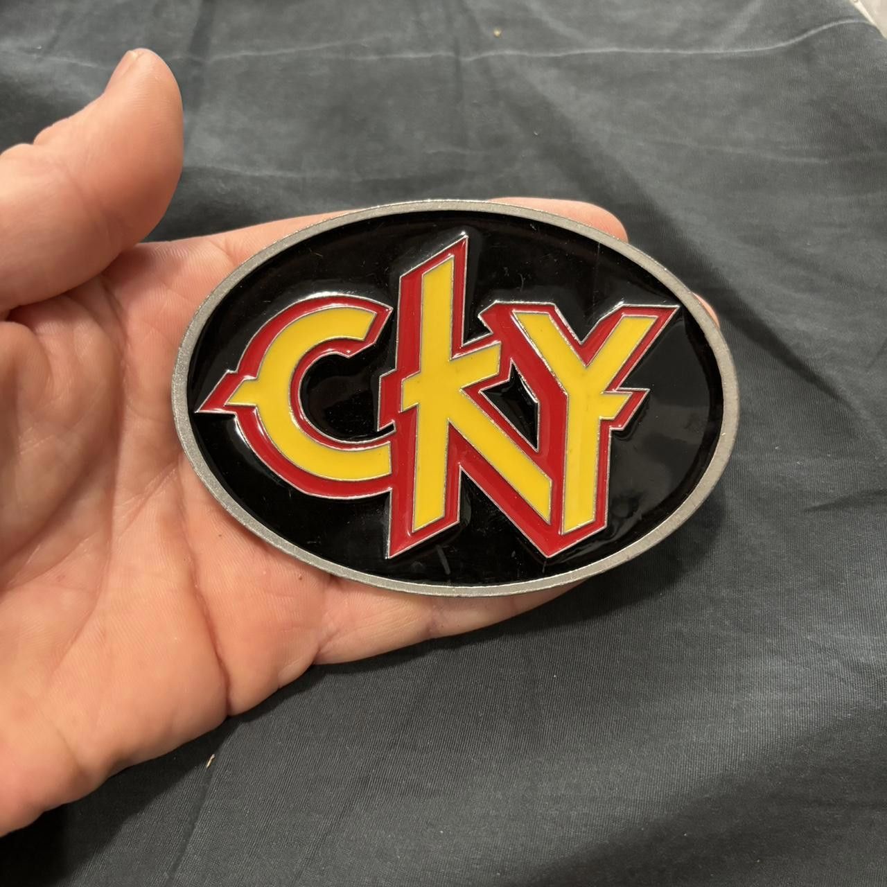 Designer vintage CKY belt buckle Size ONE SIZE - 1 Thumbnail