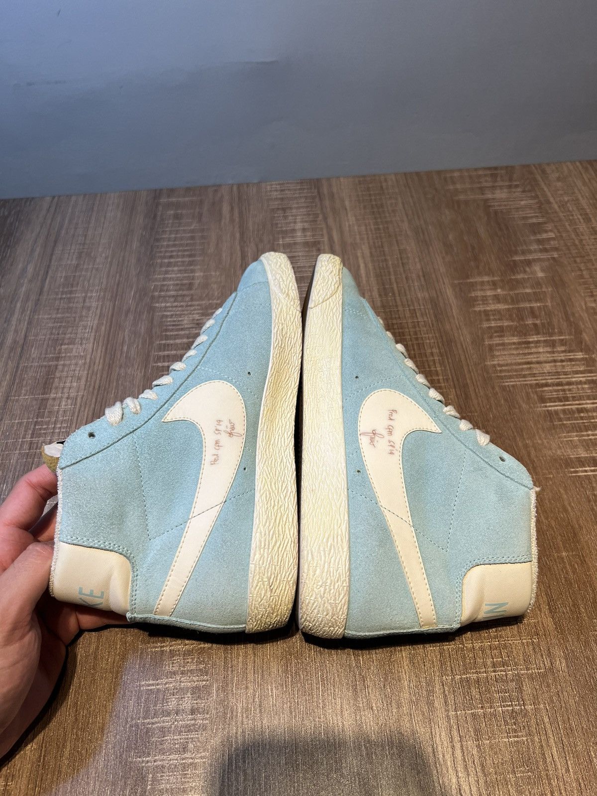 Nike Nike Sample Blazer Womens 7.5 High Top Blue Shoes Vintage Size US 7 / IT 37 - 5 Thumbnail