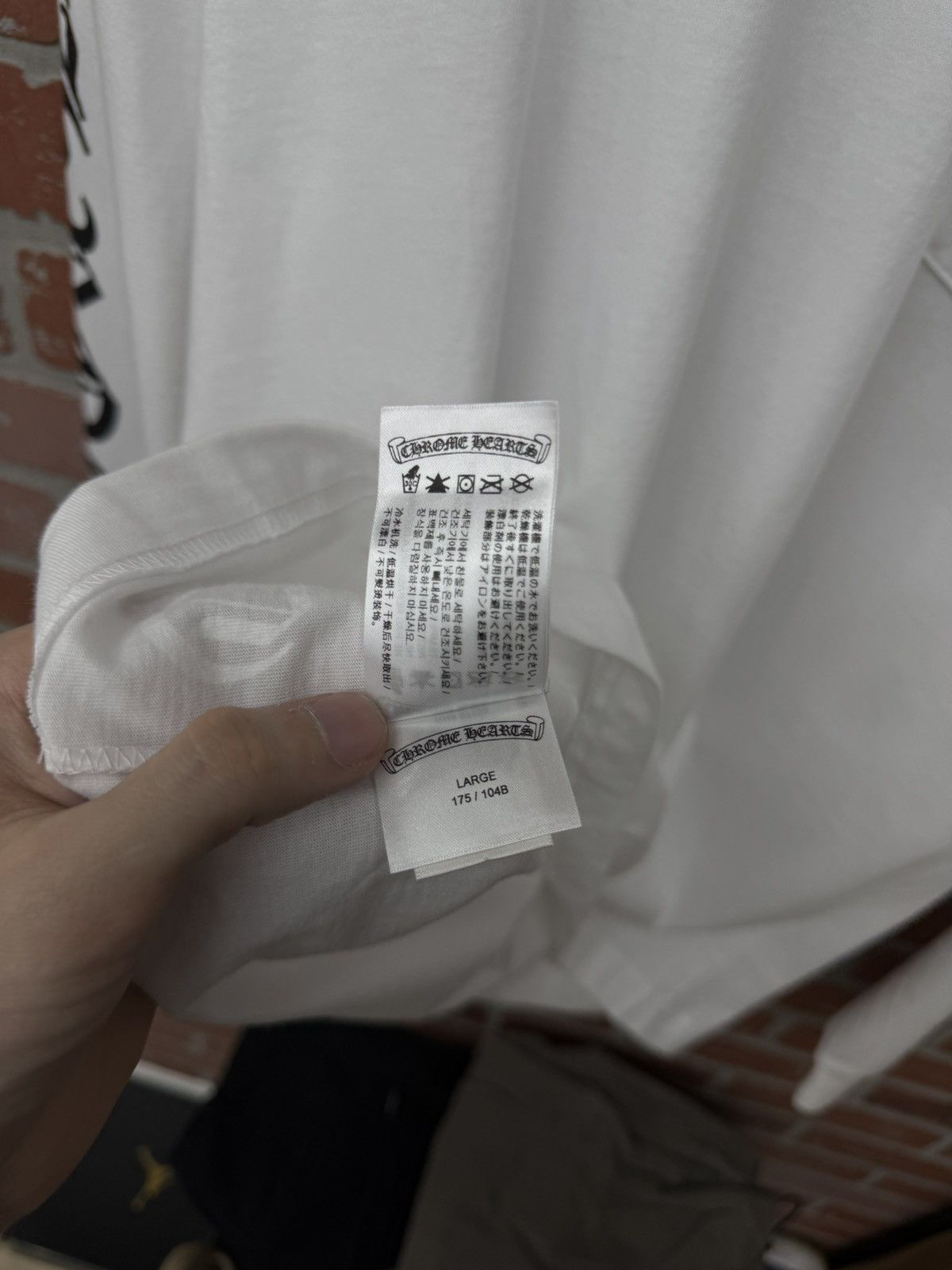 Chrome Hearts Chrome Hearts Long Sleeve Size Large (NEW) White Size US L / EU 52-54 / 3 - 10 Thumbnail