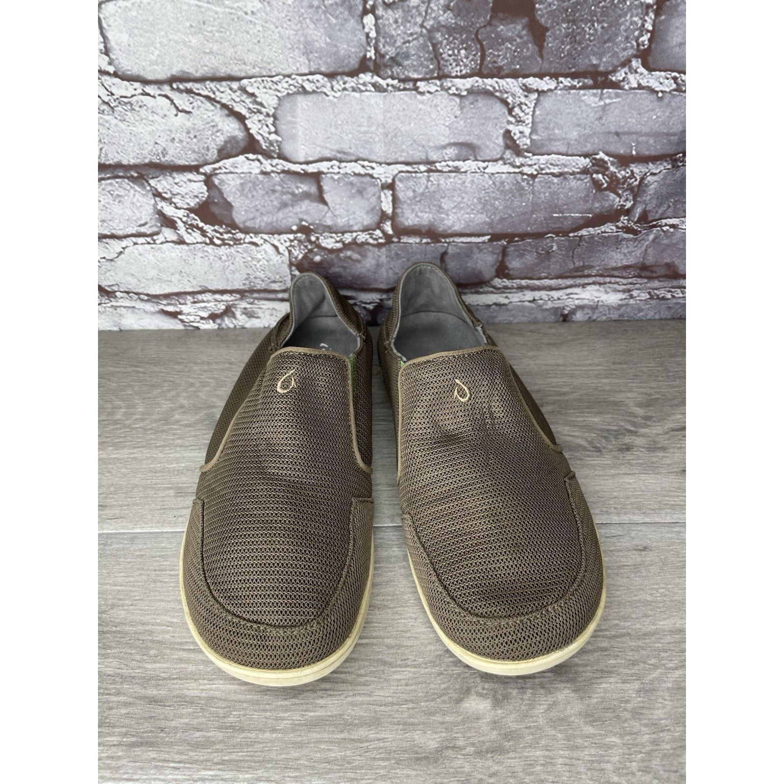 Olukai OluKai Brown Nohea Mesh Slip On Loafers Casual Beach Shoes M Size US 8.5 / EU 41-42 - 7 Thumbnail