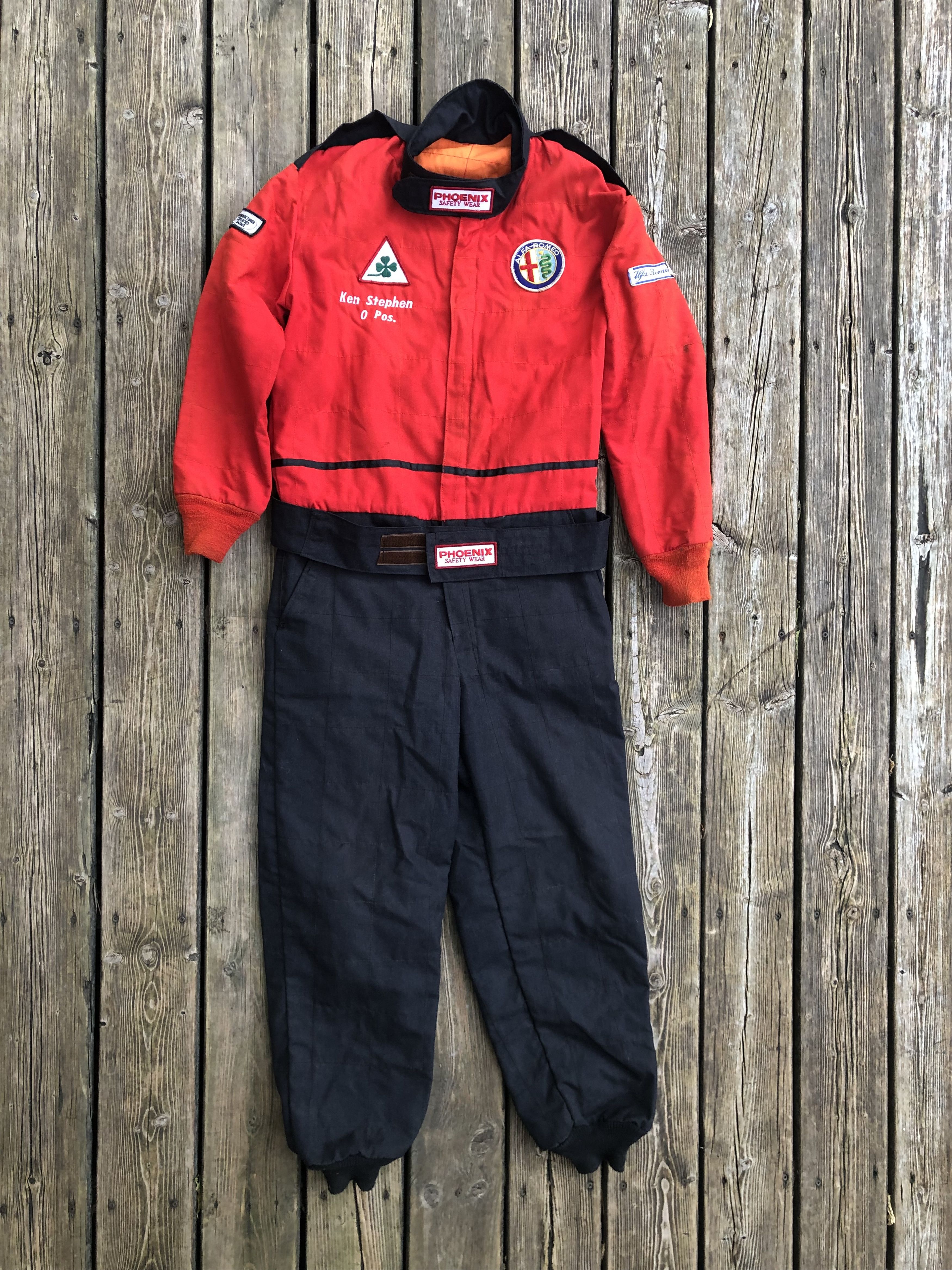 Other Vintage Alfa Romeo Racing Suit Jumpsuit Phoenix Size US 30 / EU 46 - 1 Thumbnail