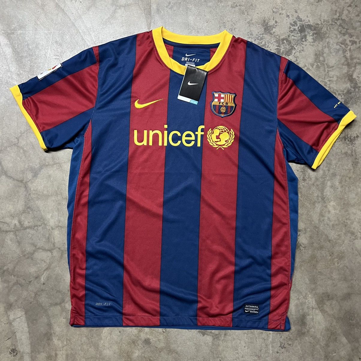 Nike F.C. Barcelona Authentic Nike Dri-Fit Soccer Jersey Size US XL / EU 56 / 4 - 3 Thumbnail