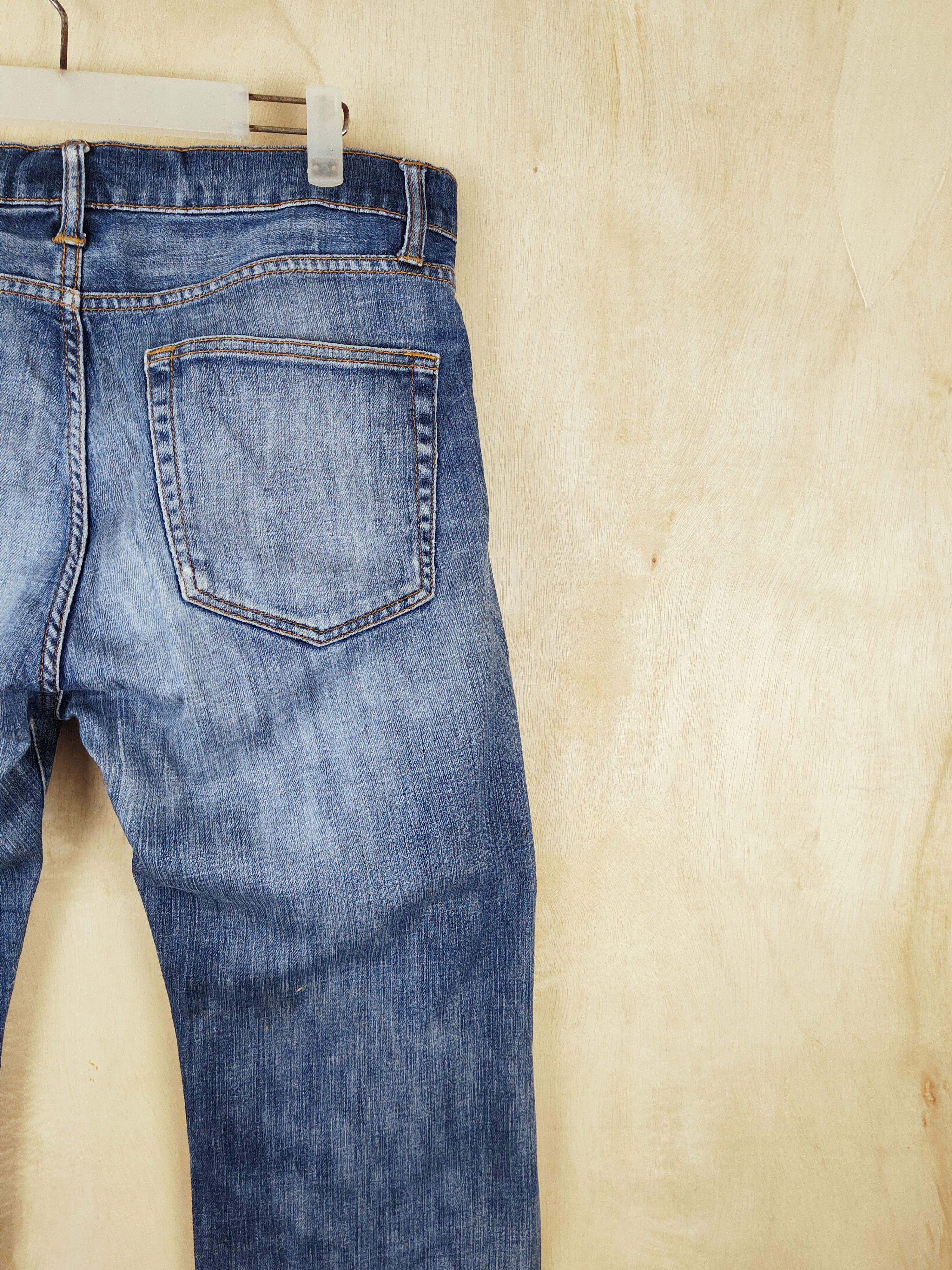Japanese Brand Japanese Brand Blue Faded Distressed Ripped Jeans #S2500 Size US 33 - 11 Thumbnail
