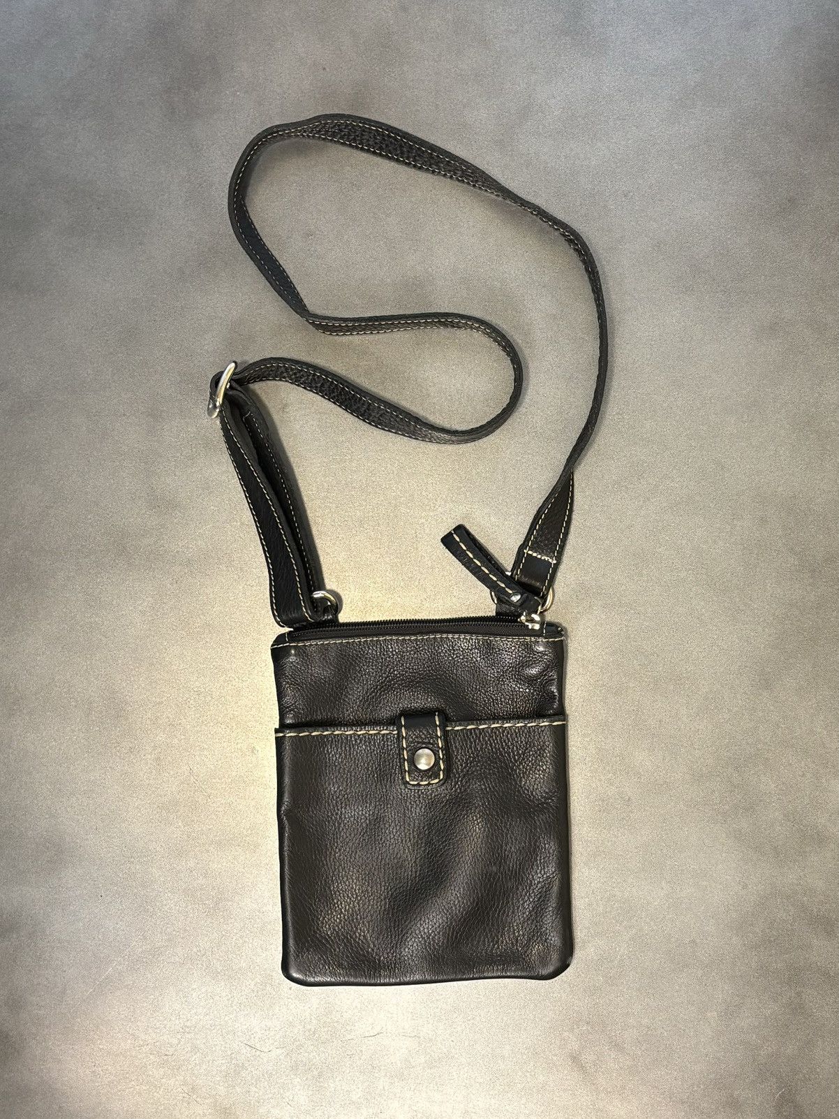 Roots Vintage Roots Leather Bag Crossbody Belt Bag Mini Messenger Size ONE SIZE - 1 Thumbnail