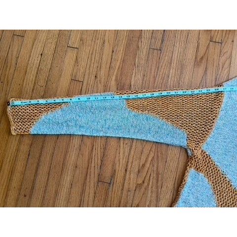 The Elder Statesman The Elder Statesman Patchwork Cotton Net Sweater – Hand-Croc Size US M / EU 48-50 / 2 - 8 Thumbnail