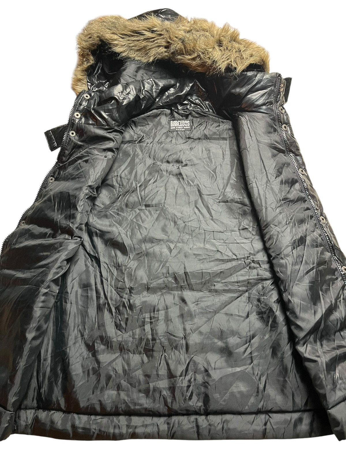 If Six Was Nine × Japanese Brand × Le Grande Bleu (L.G.B.) 🇯🇵 BARCEDOS LGB STYLE FUR RACOON + LEATHER VEST Size US M / EU 48-50 / 2 - 6 Thumbnail