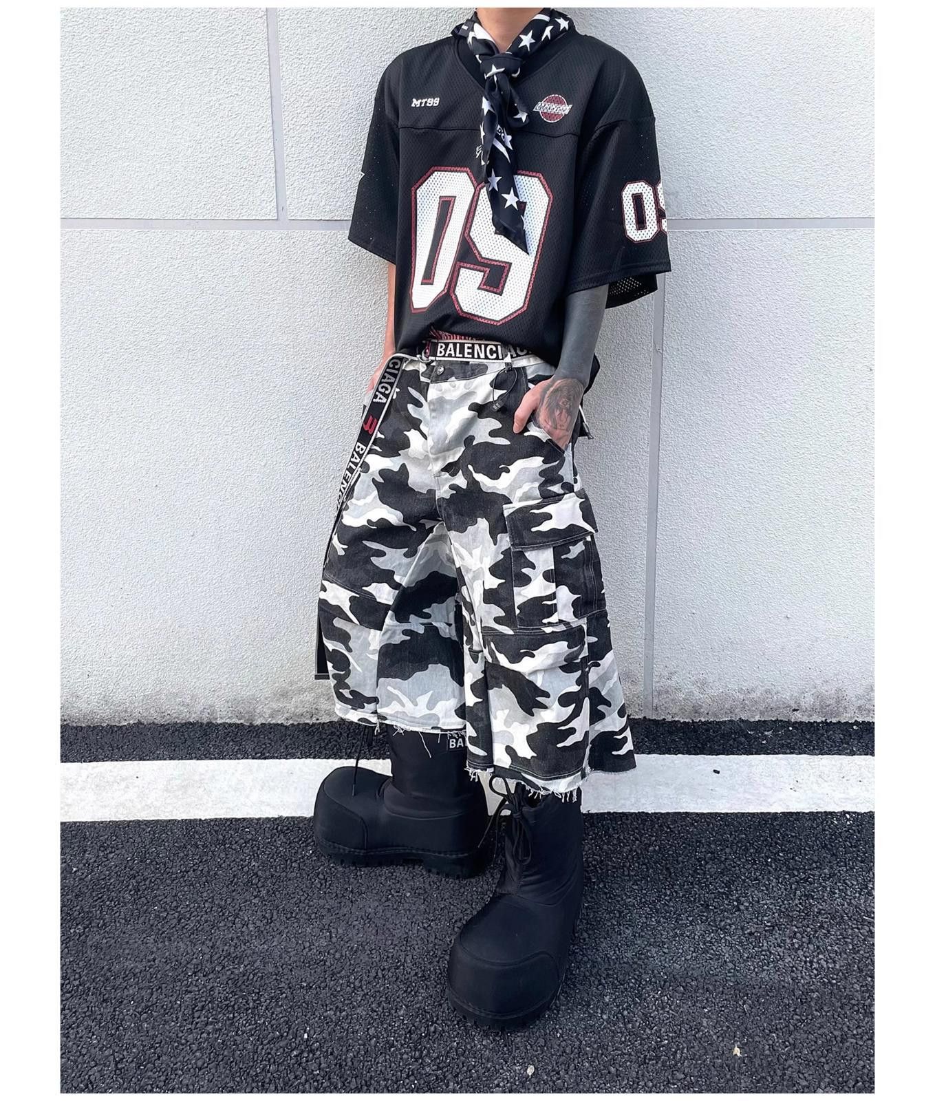 Other Black-White Camo Coated Jorts Size US 32 / EU 48 - 4 Thumbnail
