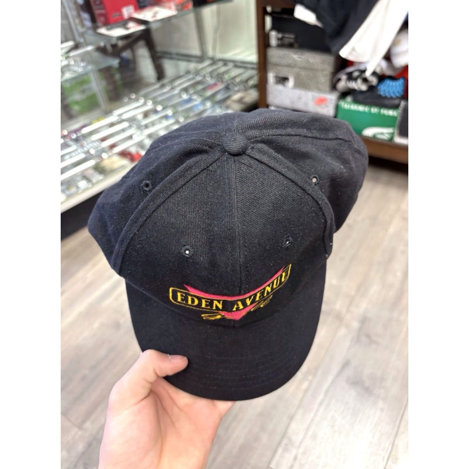Avenue VINTAGE Eden Avenue Grill Hat Cap Black Cotton Deluxe Caps Food Baseball Cap Unisex Adults Size ONE SIZE - 4 Thumbnail