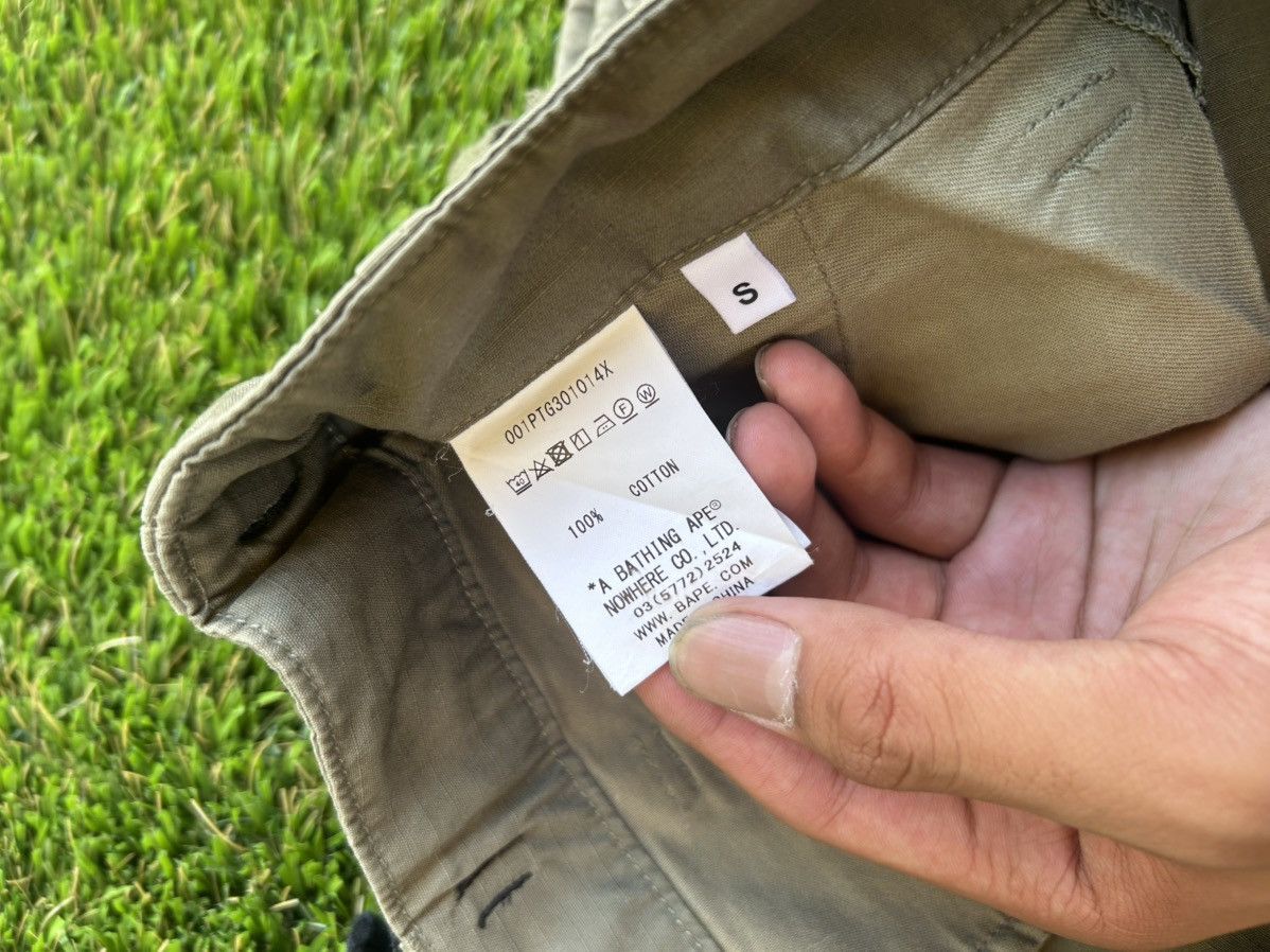 Bape BAPE Green Cargo Work Pants Size US 30 / EU 46 - 4 Thumbnail