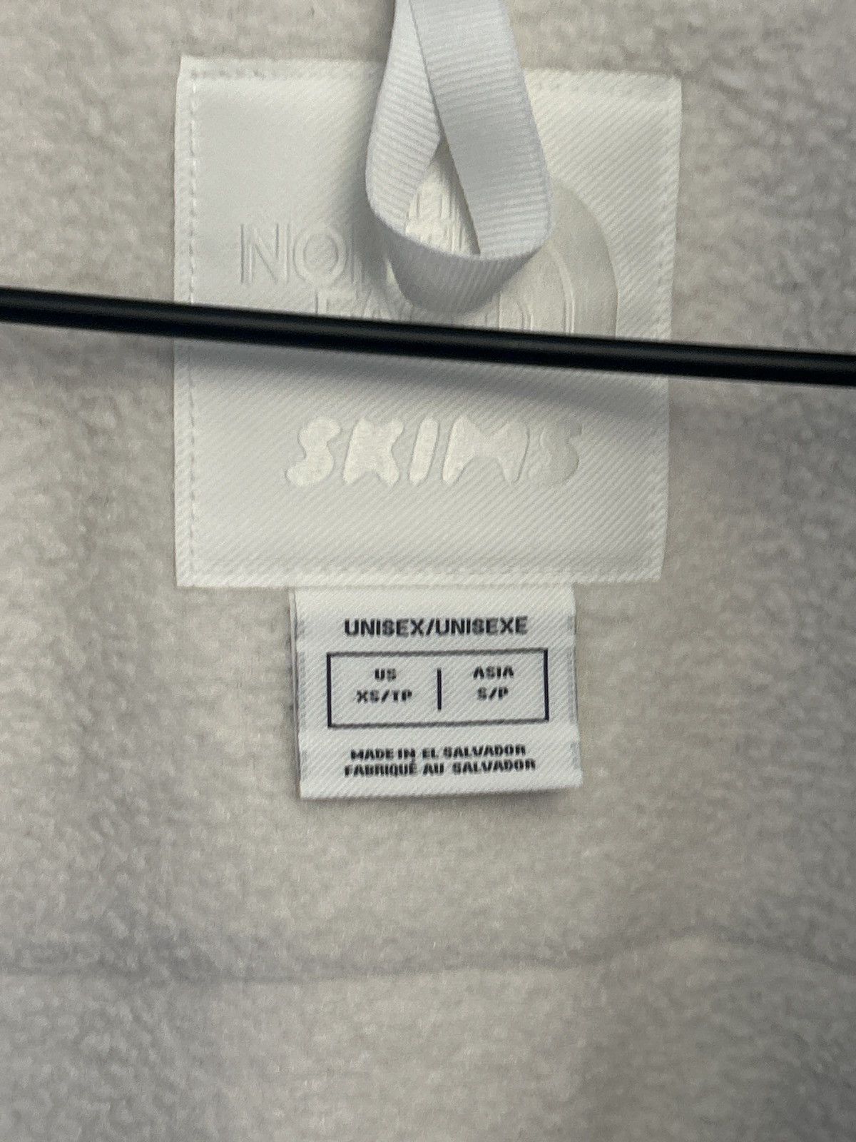 SKIMS The North Face x SKIMS 1995 Denali fleece jacket Bone XS Size XS / US 0-2 / IT 36-38 - 11 Thumbnail