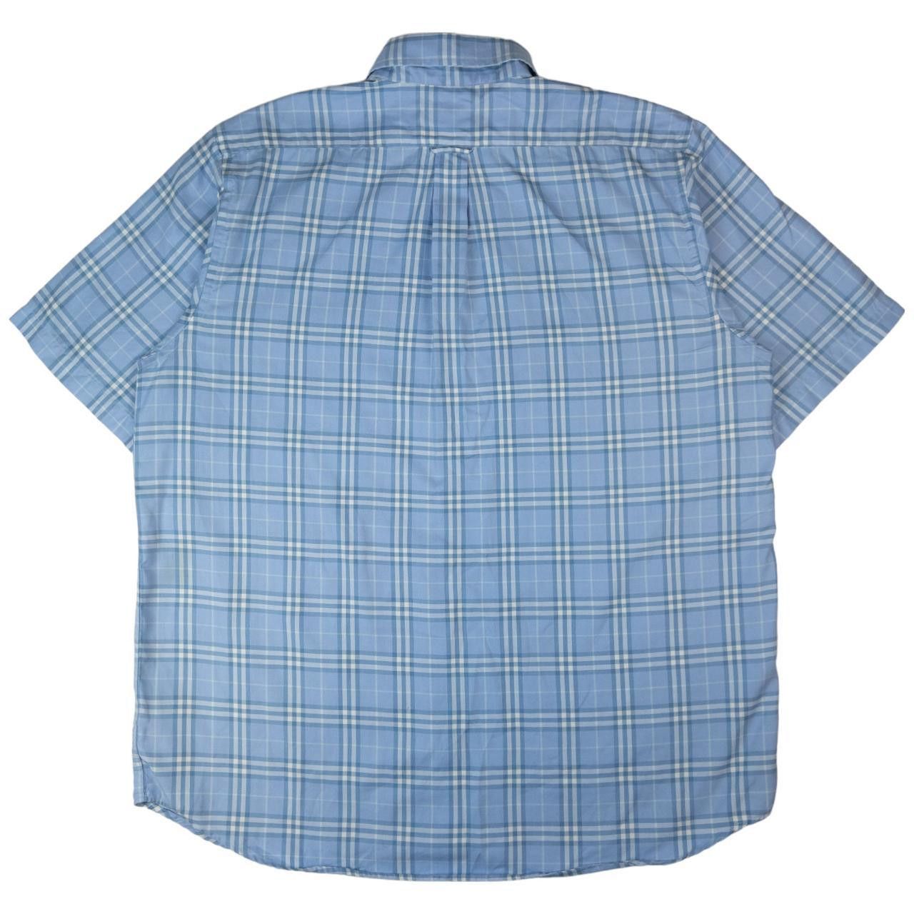 Burberry Vintage Burberry Button Up Short Sleeve Shirt Size XL Size US XL / EU 56 / 4 - 2 Thumbnail
