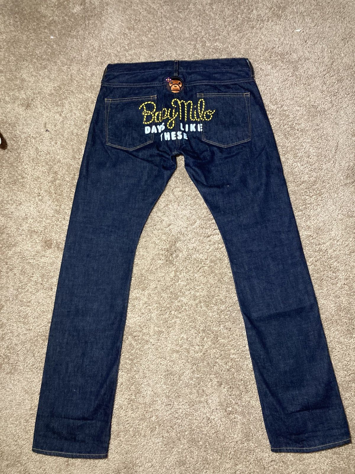 Bape 2010 Bape Baby Lisa Days Like These Jeans Denim Print Small Size US 30 / EU 46 - 5 Thumbnail
