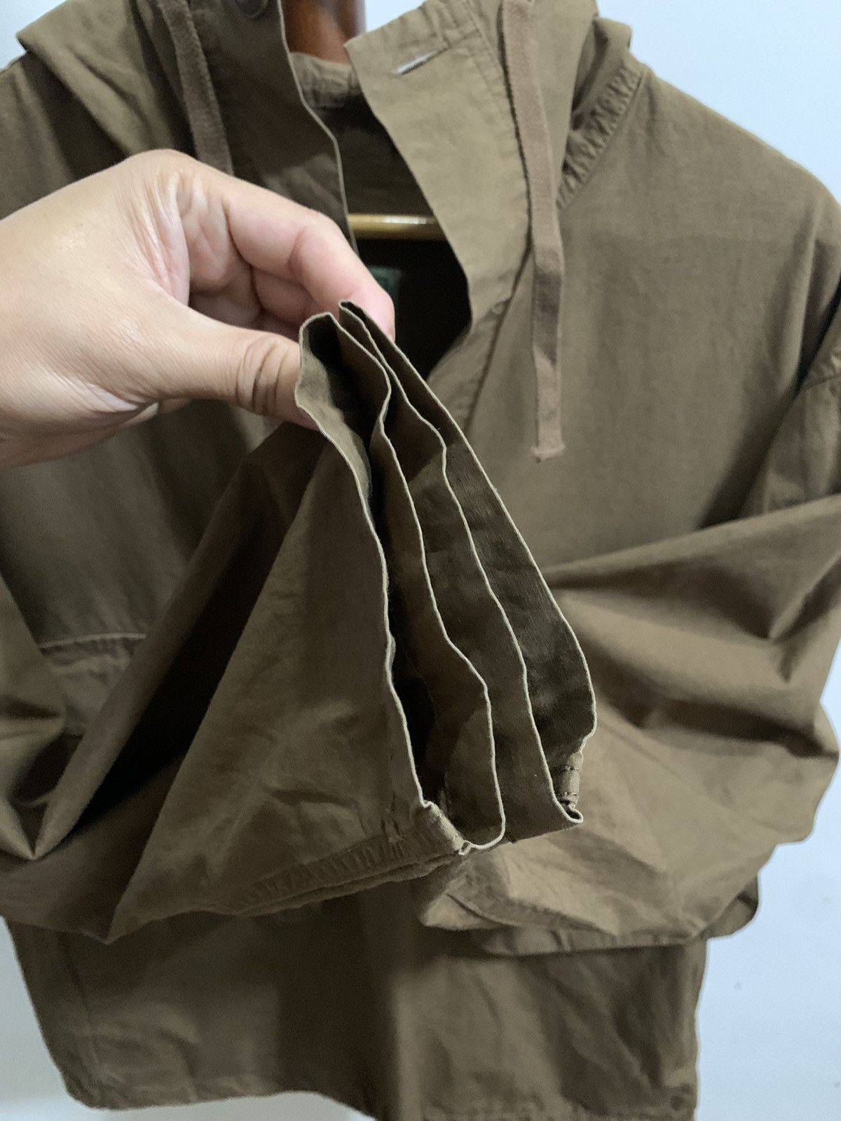 Back Number Military Anorak Pullover Jacket