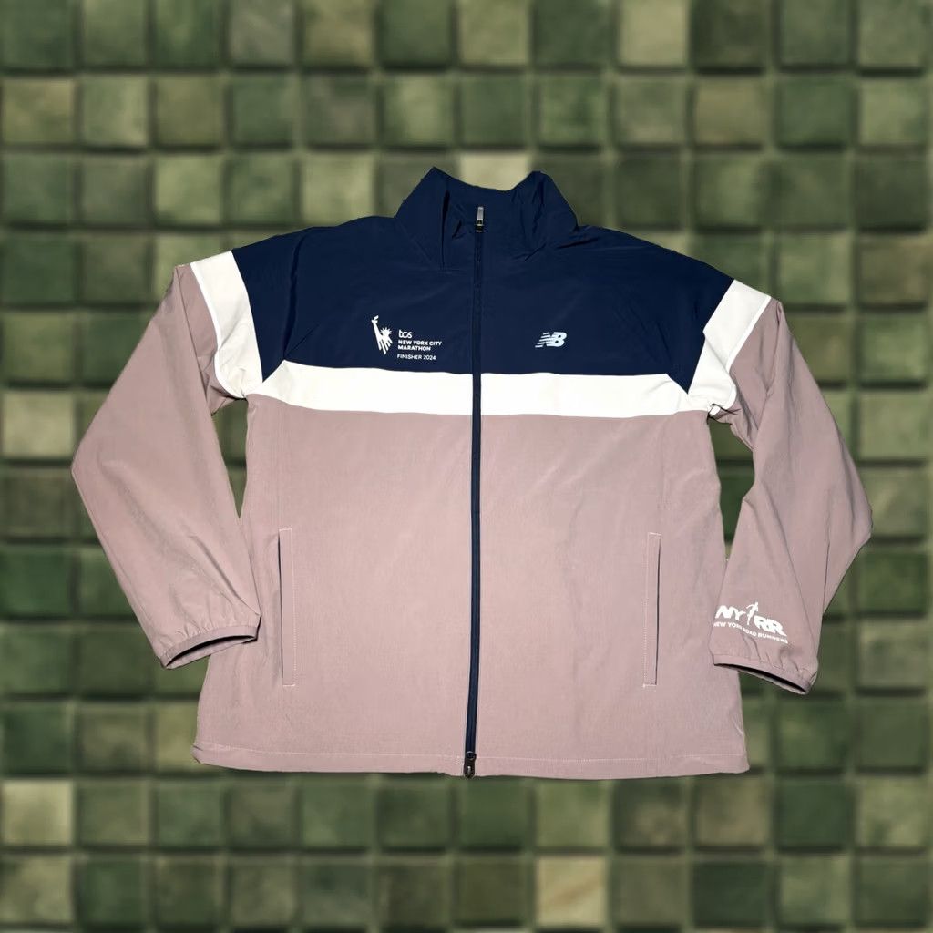 New Balance VINTAGE? No. 2024 TCS New York City Marathon Finisher Women New Balance Jacket Purple Large Size L / US 10 / IT 46 - 1 Thumbnail
