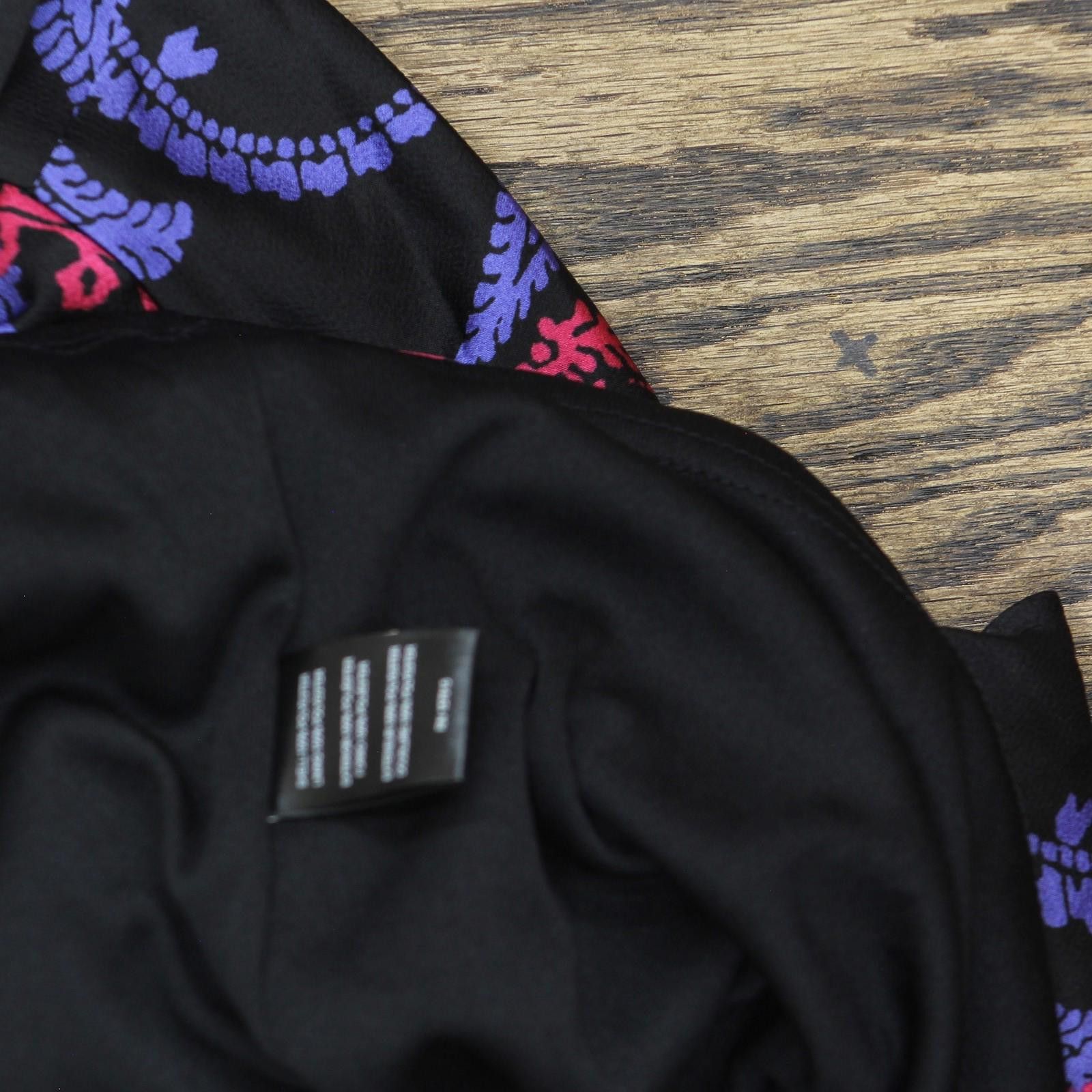 Other Nwt Tahari Asl Faux-wrap Dress Dem643-t4 Black Cobalt 14 Size XL / US 12-14 / IT 48-50 - 5 Thumbnail