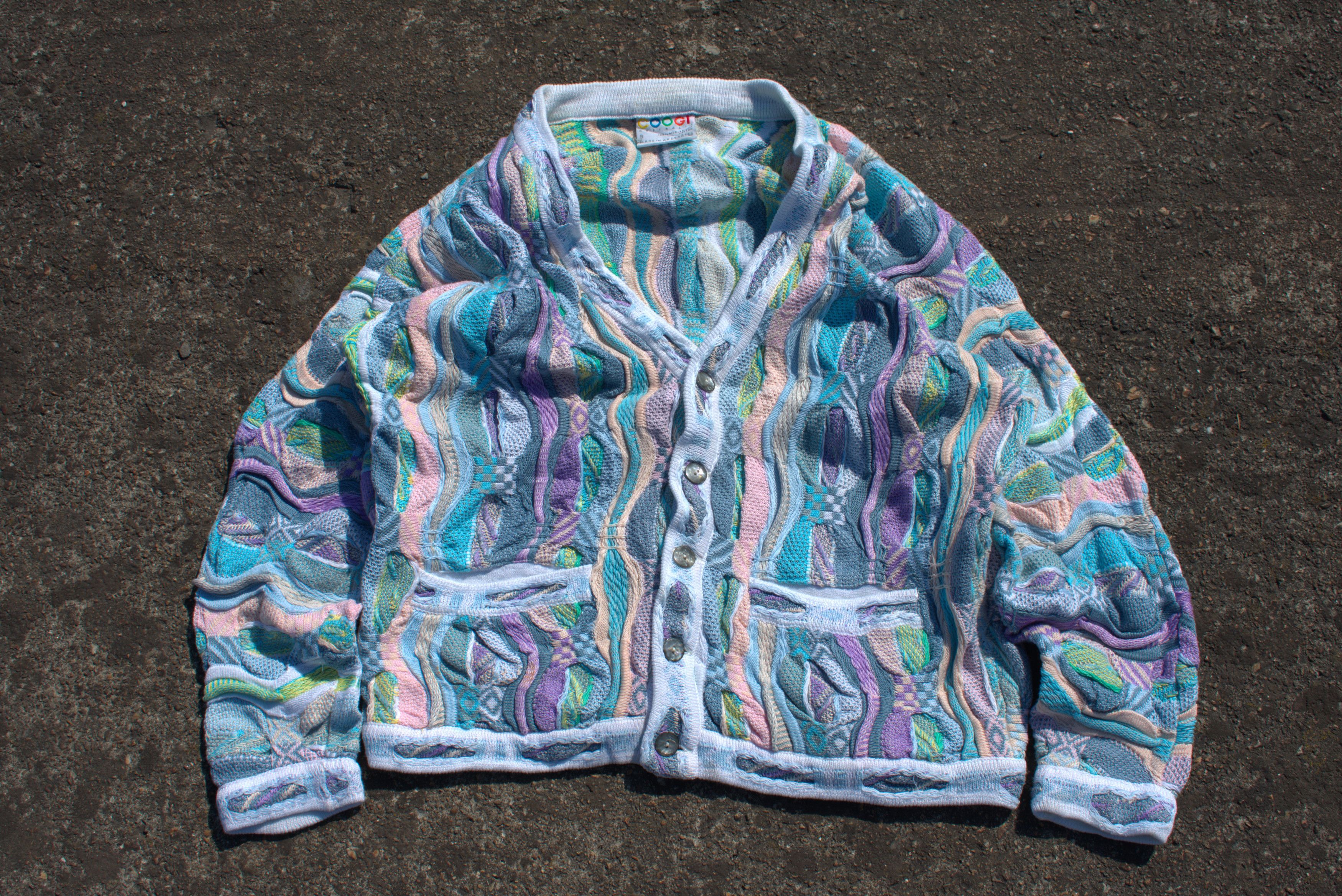 Coogi Coogi Cardigan 100% mercerised cotton Size US S / EU 44-46 / 1 - 1 Thumbnail