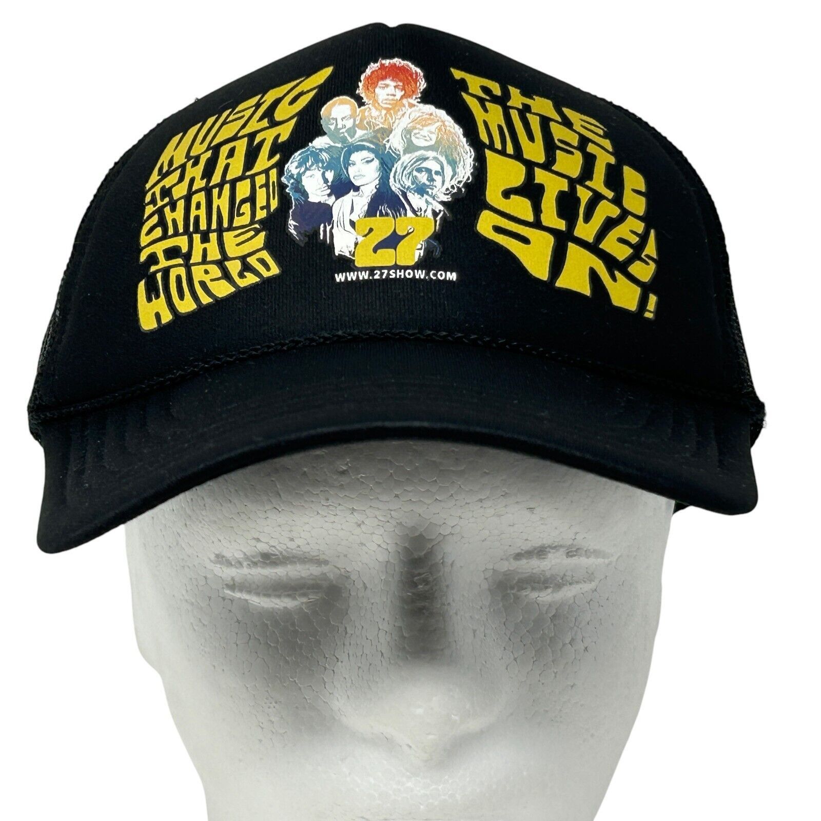 Otto 27 Club Show Trucker Hat Baseball Cap Music Cobain Black Size ONE SIZE - 2 Thumbnail