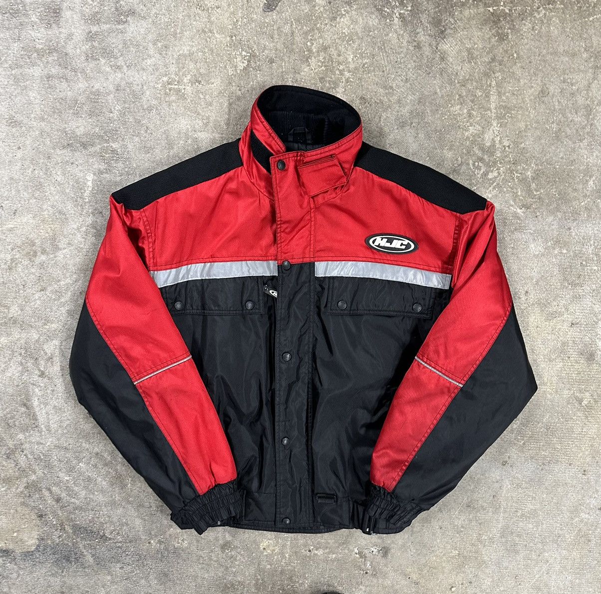 NASCAR Vintage 90s HJC Racing Motocross Jacket Size US M / EU 48-50 / 2 - 1 Thumbnail
