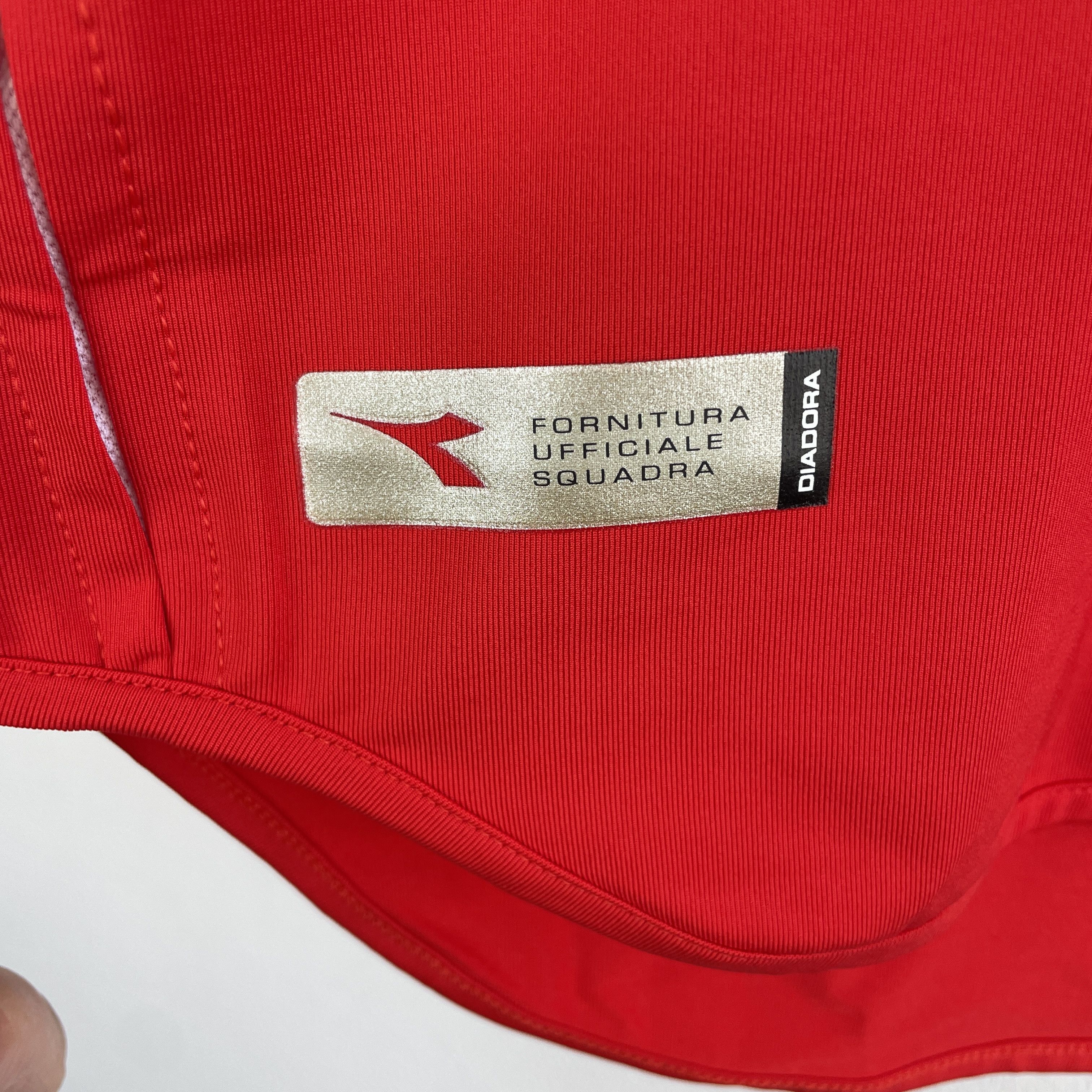 Diadora Vintage Hannover 96 Home Jersey Shirt 2006/2007 Slim Fit Size US XL / EU 56 / 4 - 7 Thumbnail