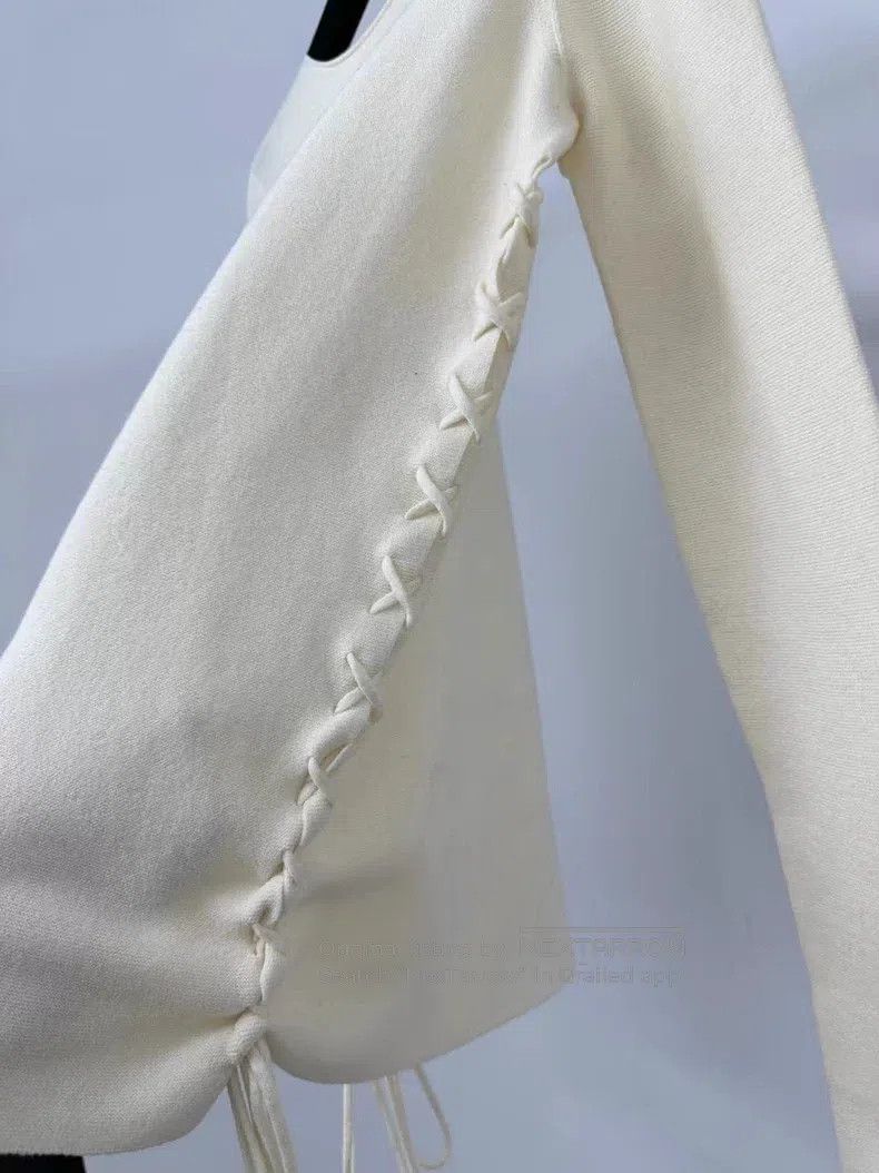 The Row The Row White strap knit top Size S / US 4 / IT 40 - 3 Thumbnail