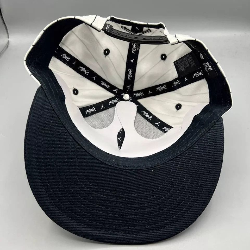 Jordan Brand Air Jordan Hat Men S-M Baron 45 Pinstripes Jumpman Snap Back Size ONE SIZE - 5 Thumbnail