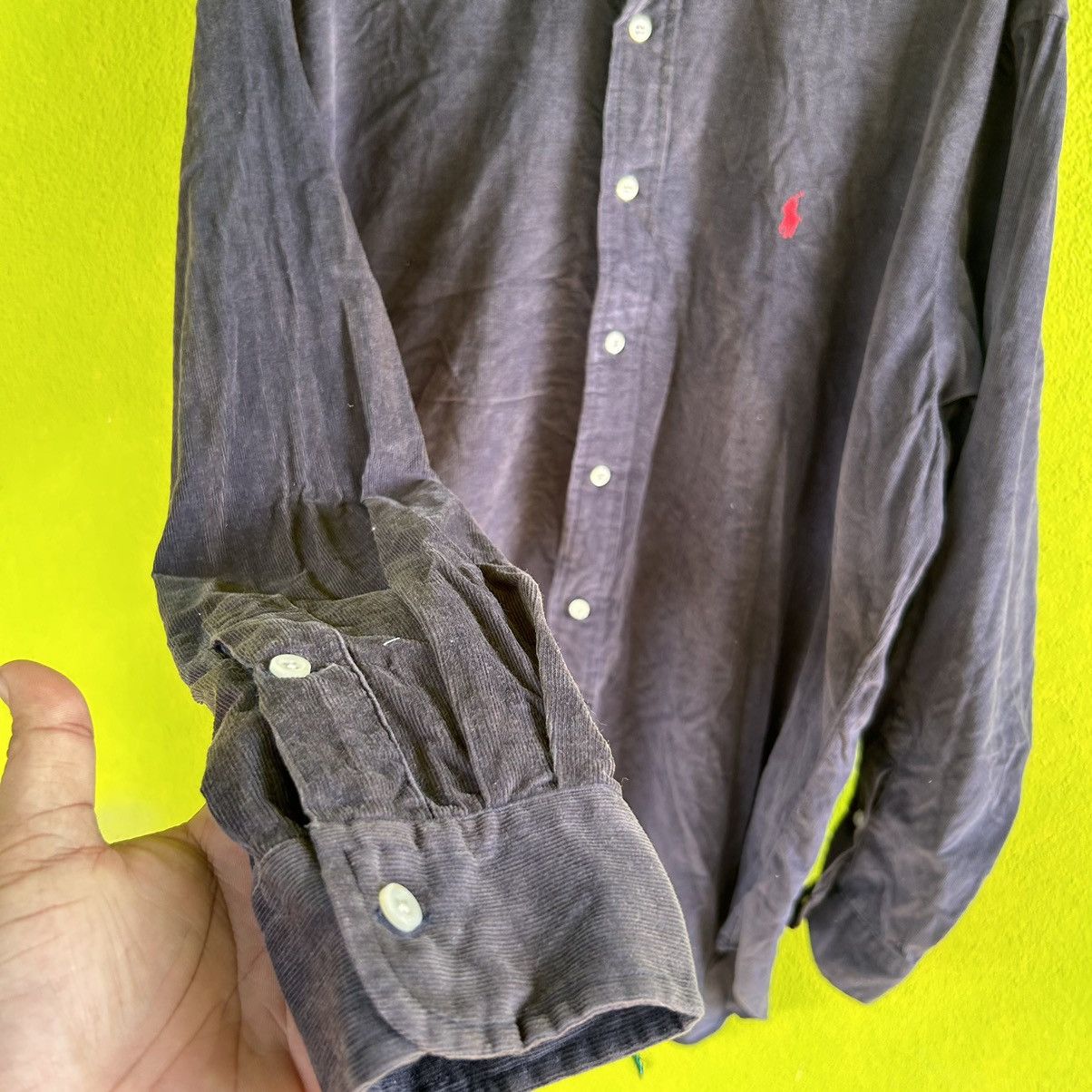 Ralph Lauren Vintage Ralph Lauren The Blaire Button Down Corduroy Shirt Size US XL / EU 56 / 4 - 5 Thumbnail